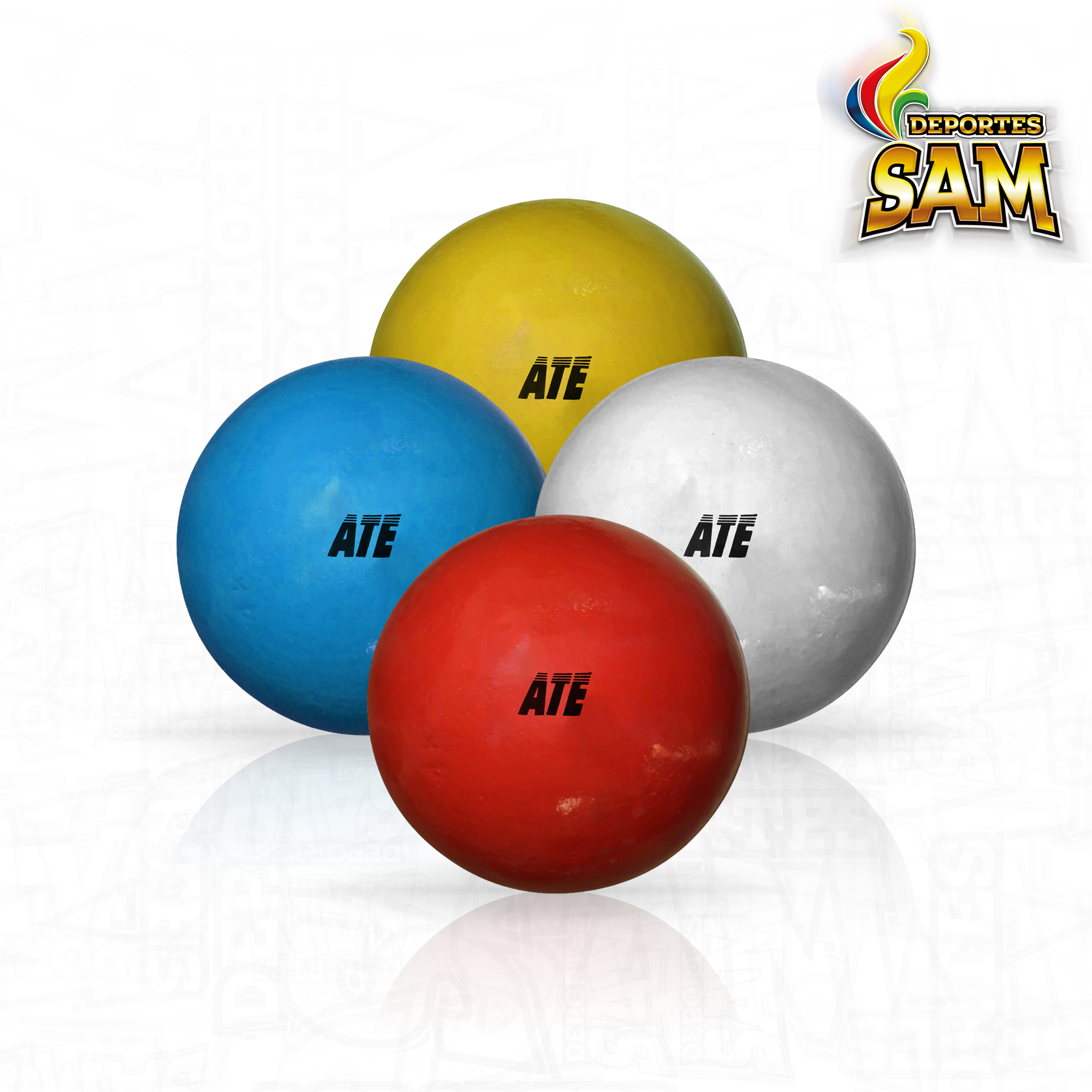 BALA LANZAMIENTO ATLETIS ATE CAUCHO 1KG 117MM