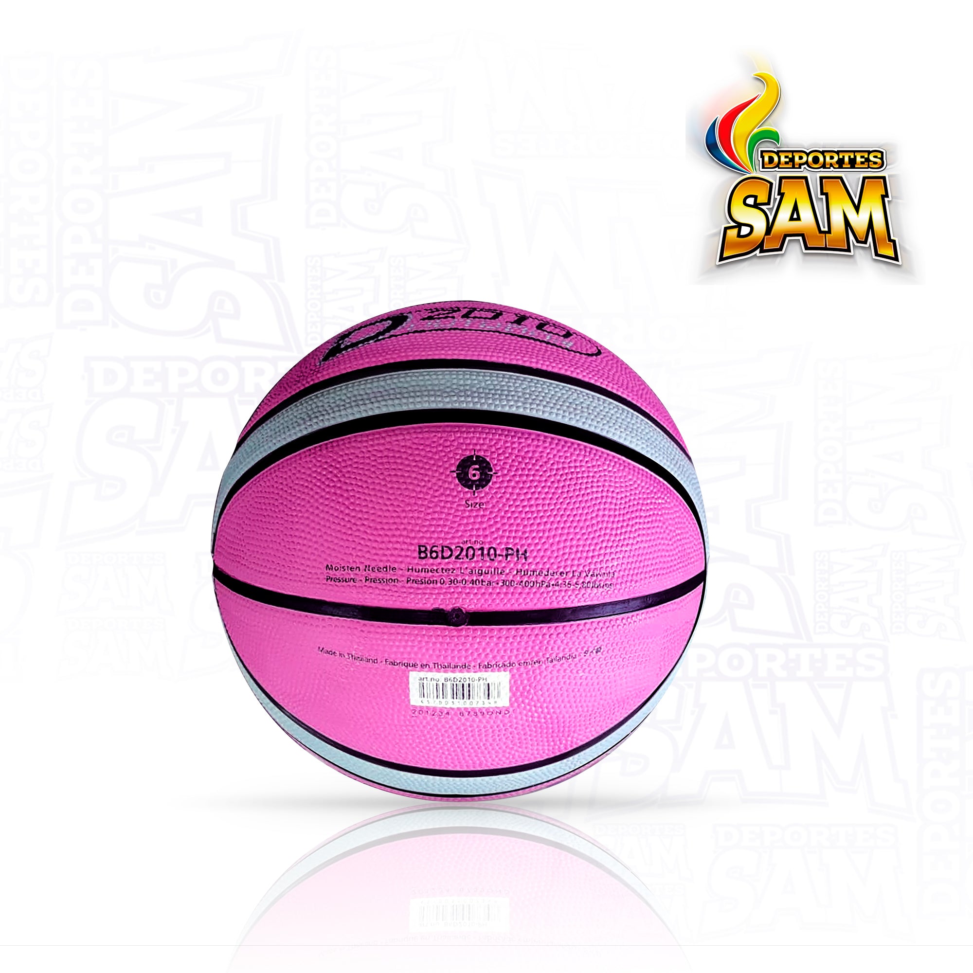 BALON BALONCESTO MOLTEN B6D2010 ROSADO