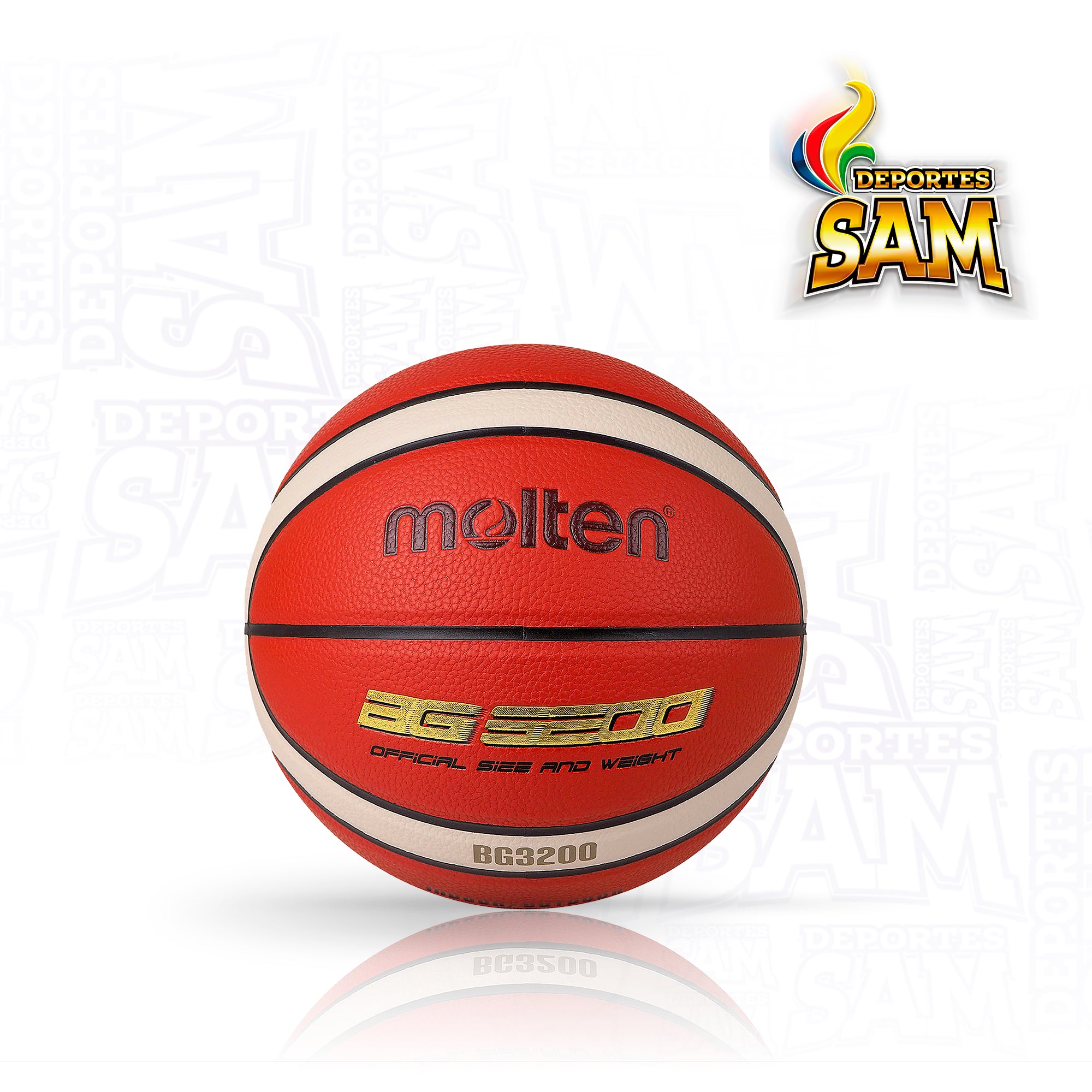 BALON BALONCESTO MOLTEN N.6 12 PAN B6G3200