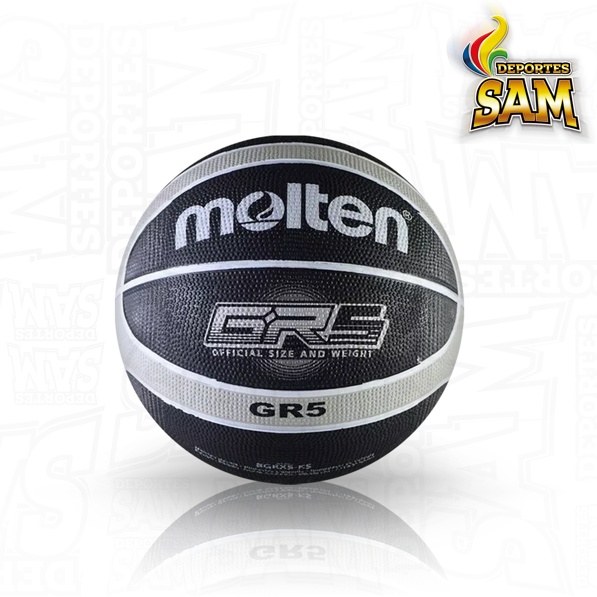 BALON MINIBALONCESTO MOLTEN N.5 BGRX5