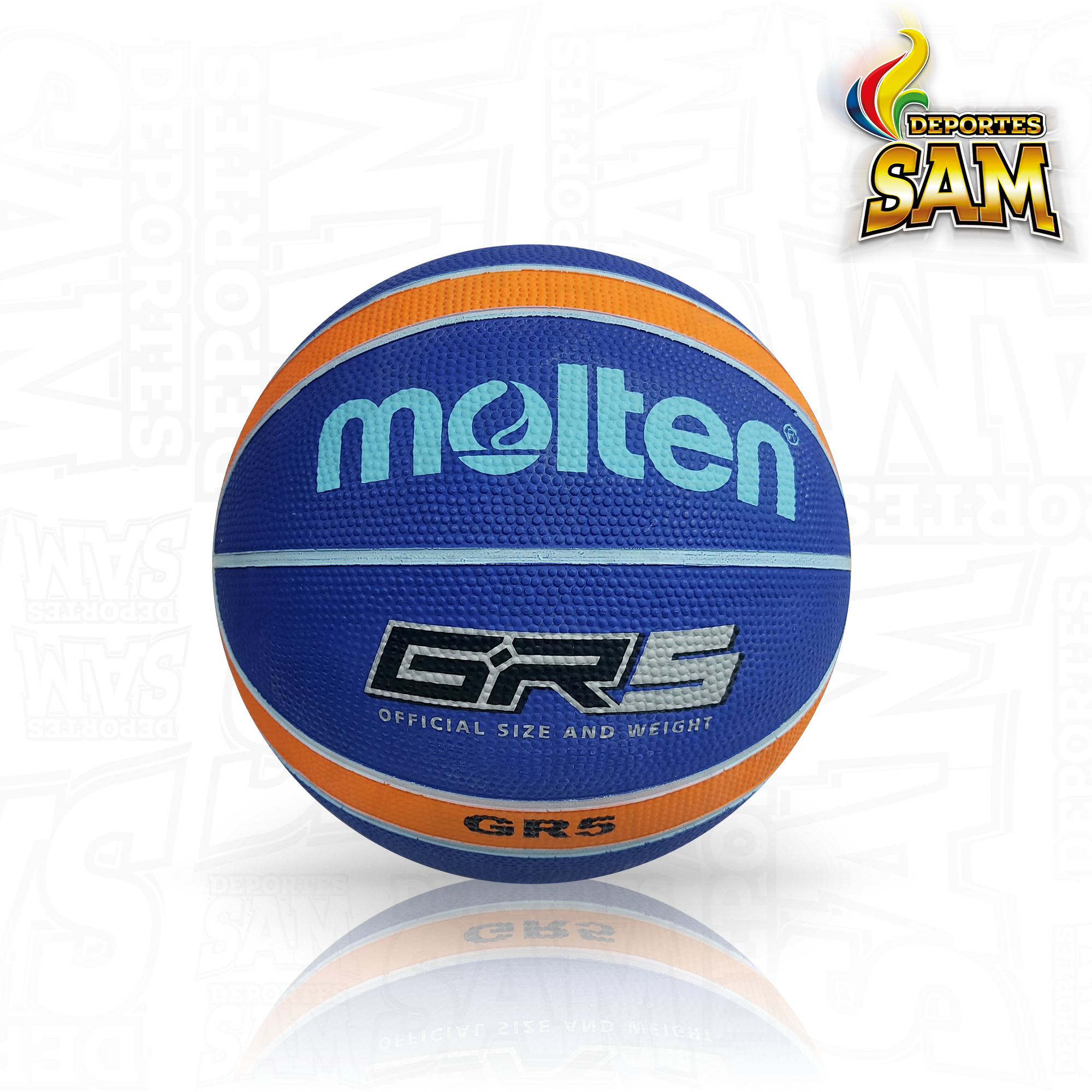 BALON MINIBALONCESTO MOLTEN N.5 BGRX5