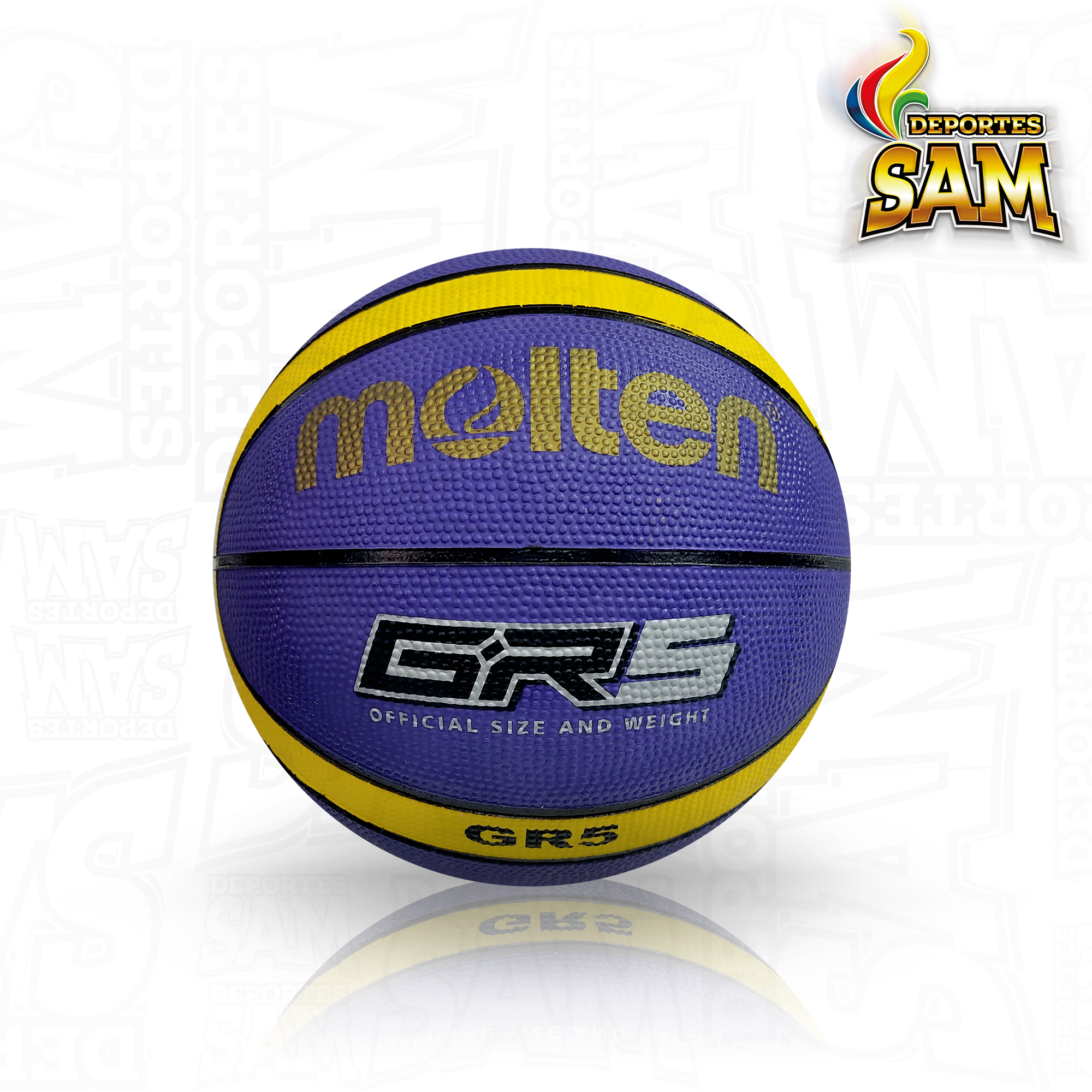 BALON MINIBALONCESTO MOLTEN N.5 BGRX5