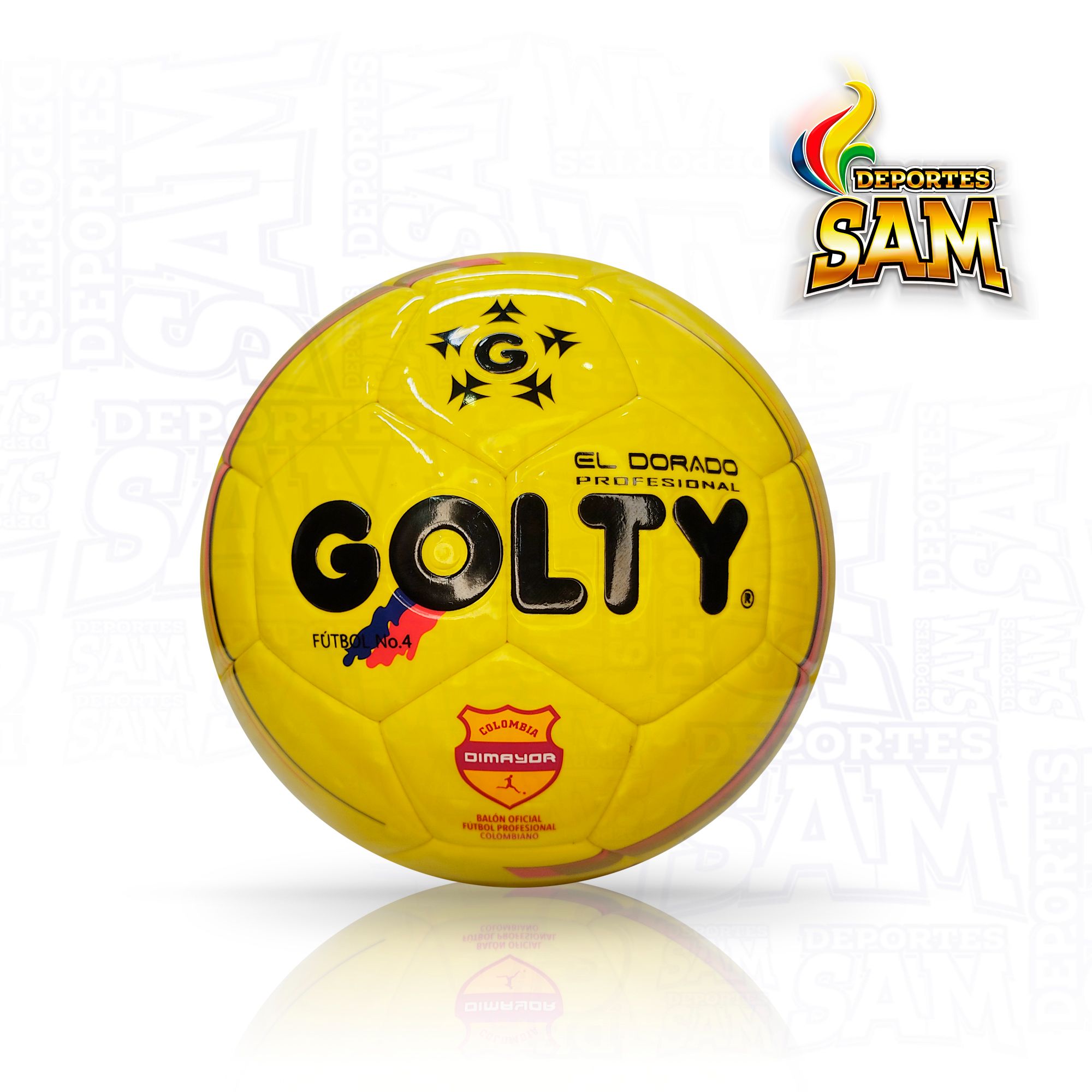BALÓN FÚTBOL  4 EL DORADO PROFESIONAL GOLTY