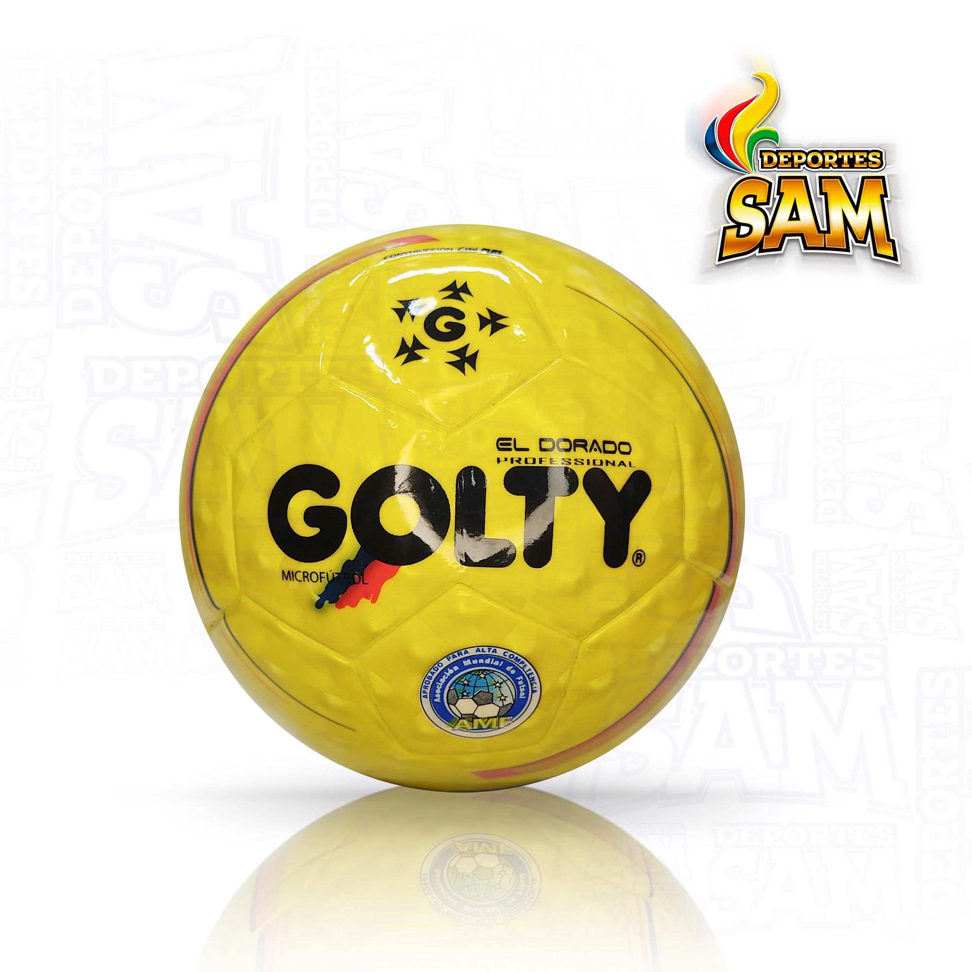 BALÓN MICROFÚTBOL EL DORADO 60-62 CM PROFESIONAL GOLTY