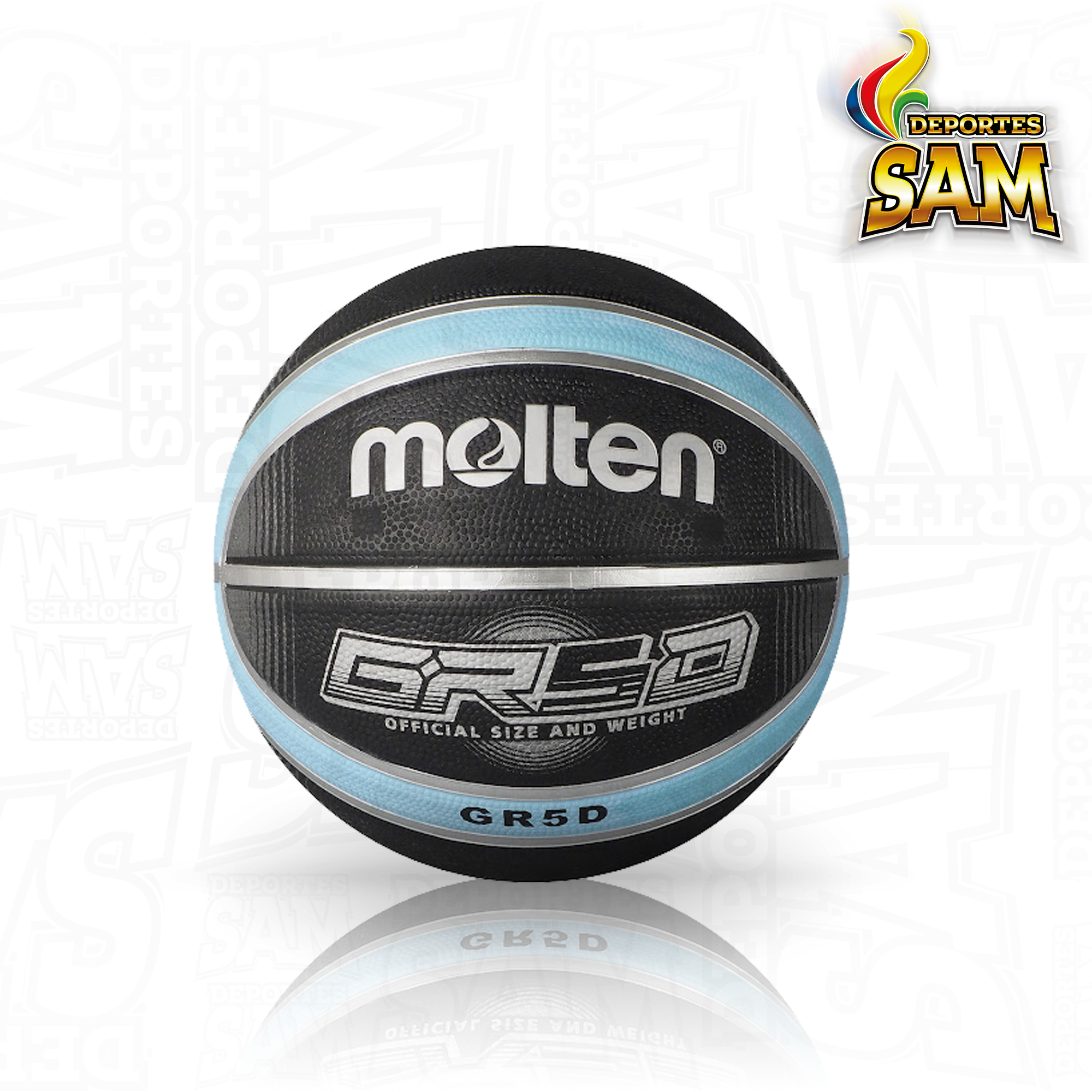 BALON MINIBALONCESTO MOLTEN N.5 BGRX5D