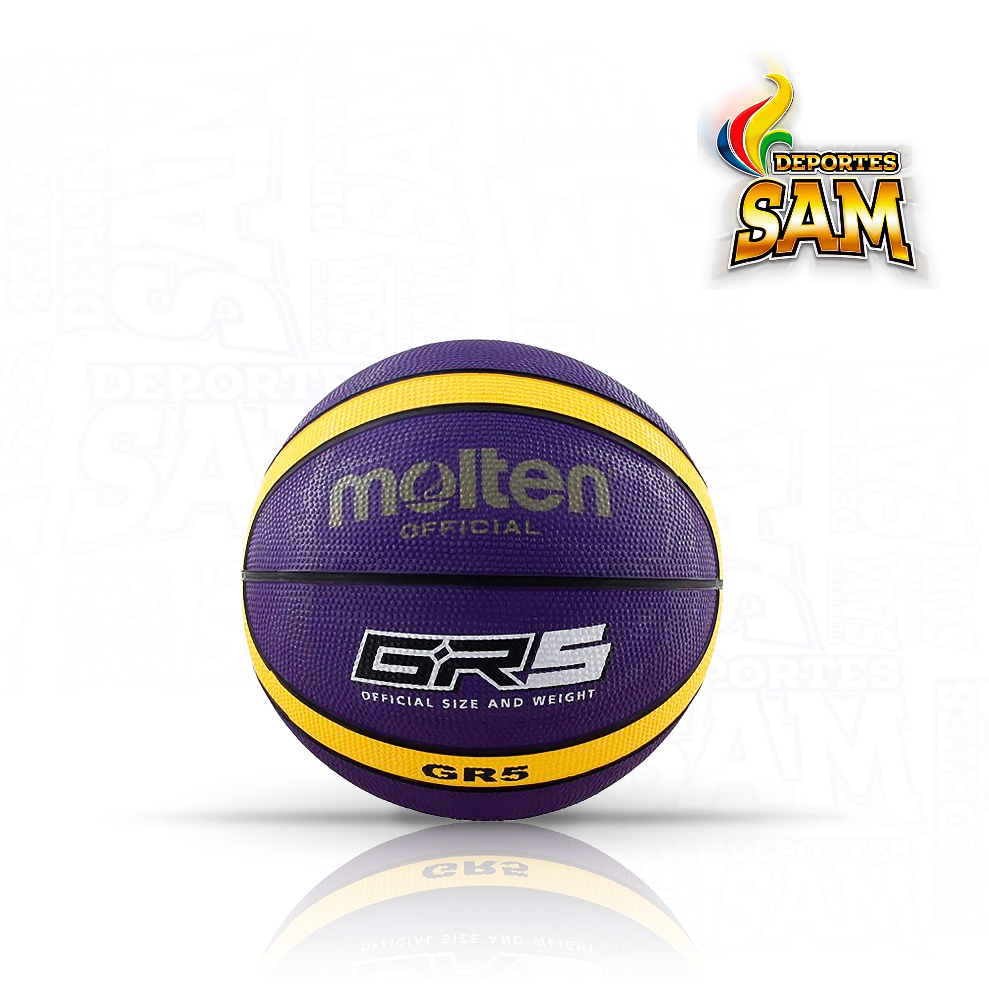 BALON MINIBALONCESTO MOLTEN N. 5 BGRR5