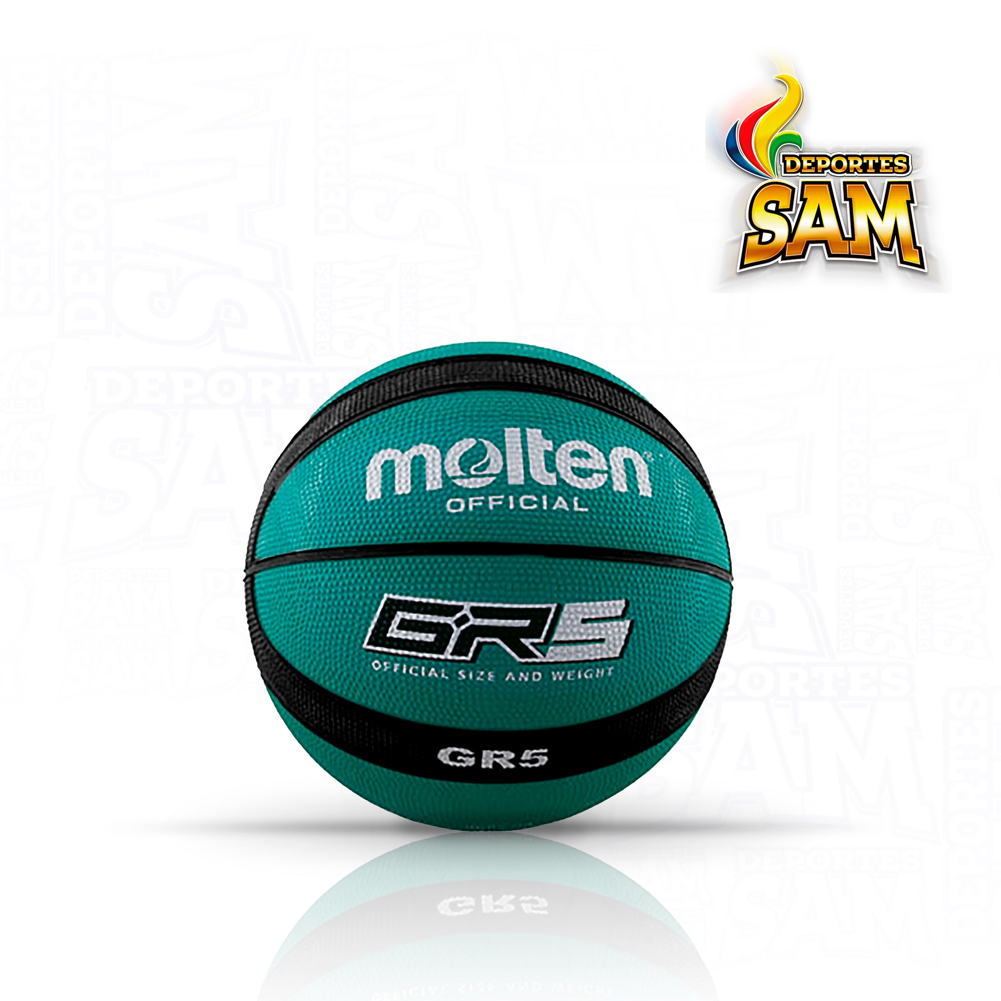 BALON MINIBALONCESTO MOLTEN N. 5 BGRR5