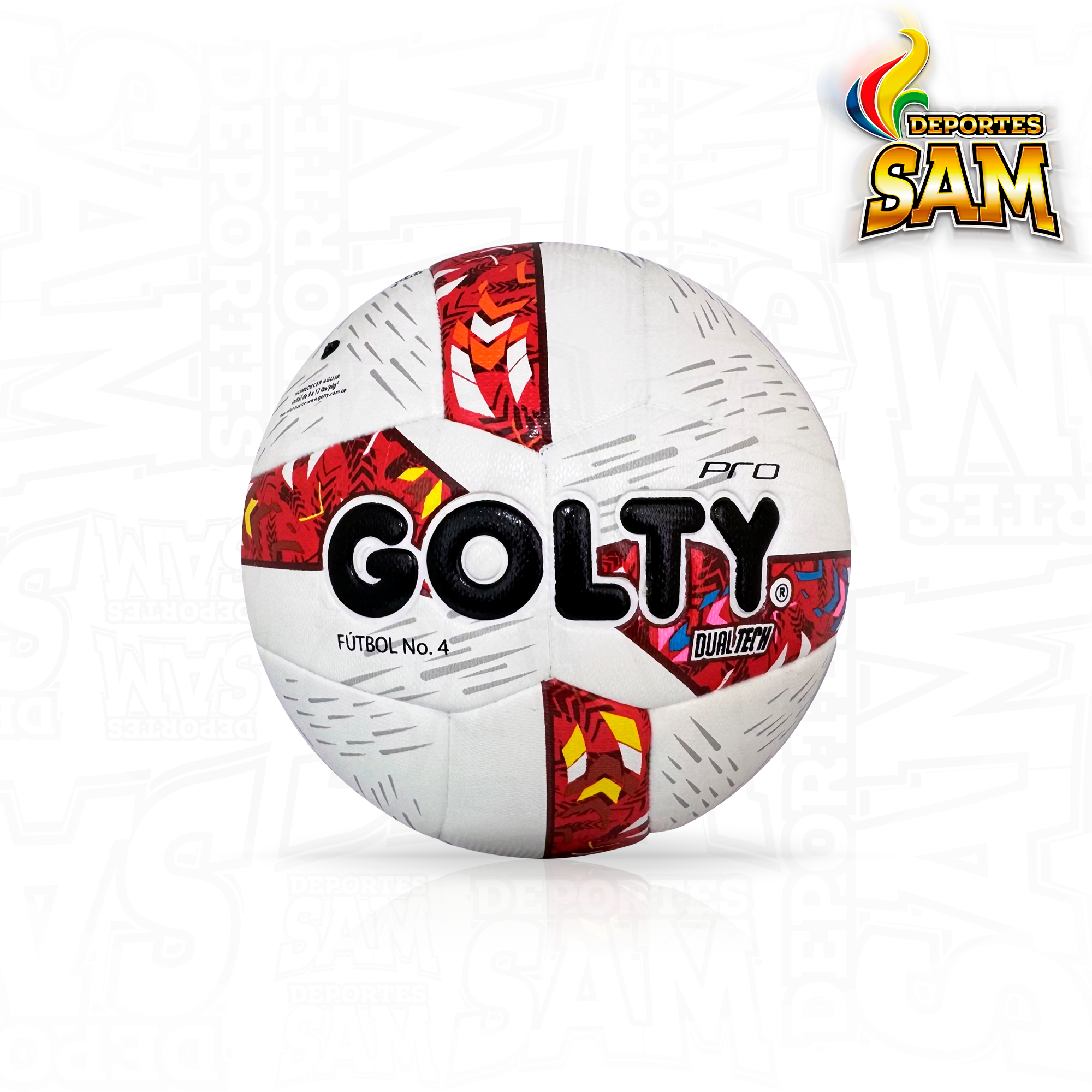 BALÓN FÚTBOL  4 DUALTECH PRO GOLTY