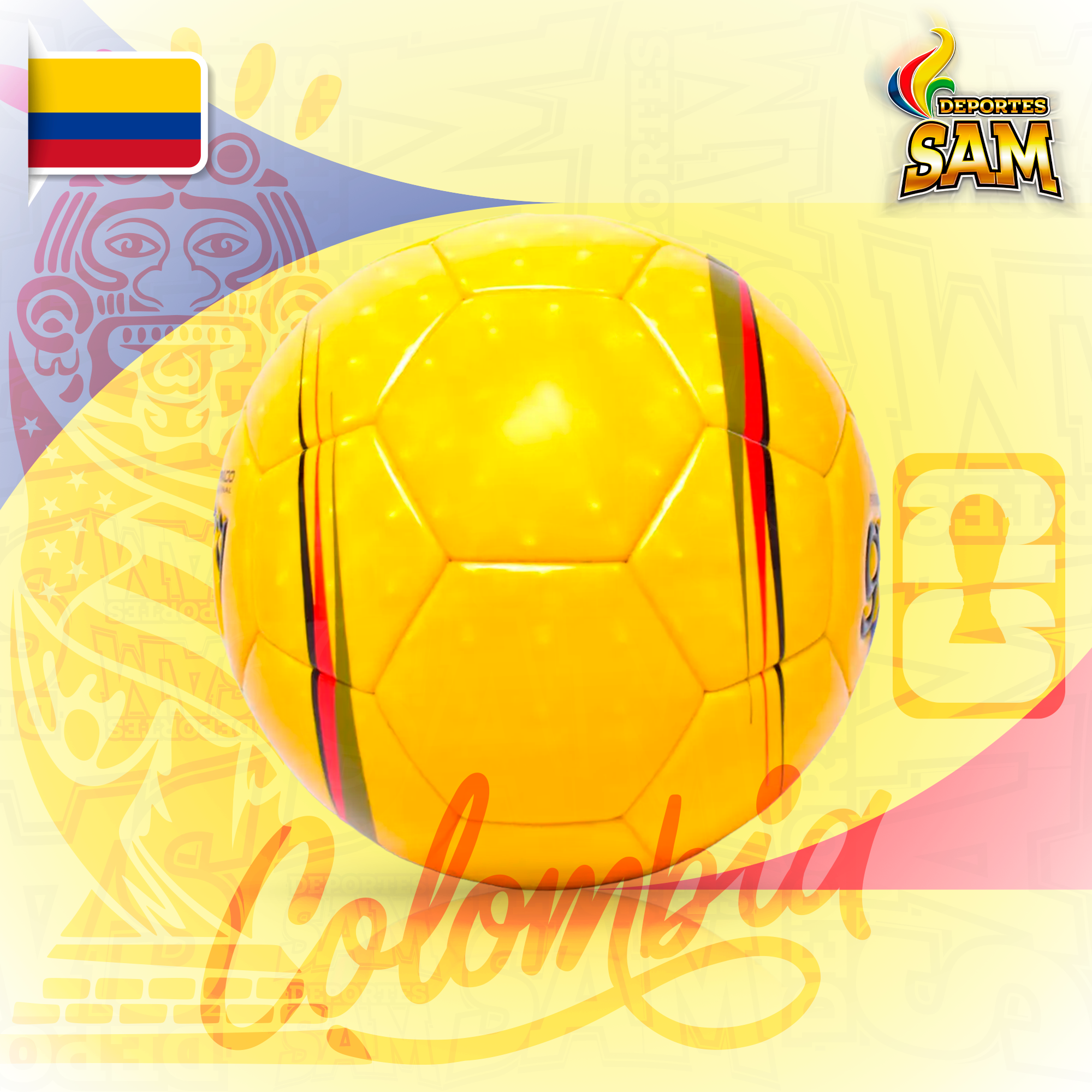 BALÓN FÚTBOL  5 DORADO PROFESIONAL GOLTY