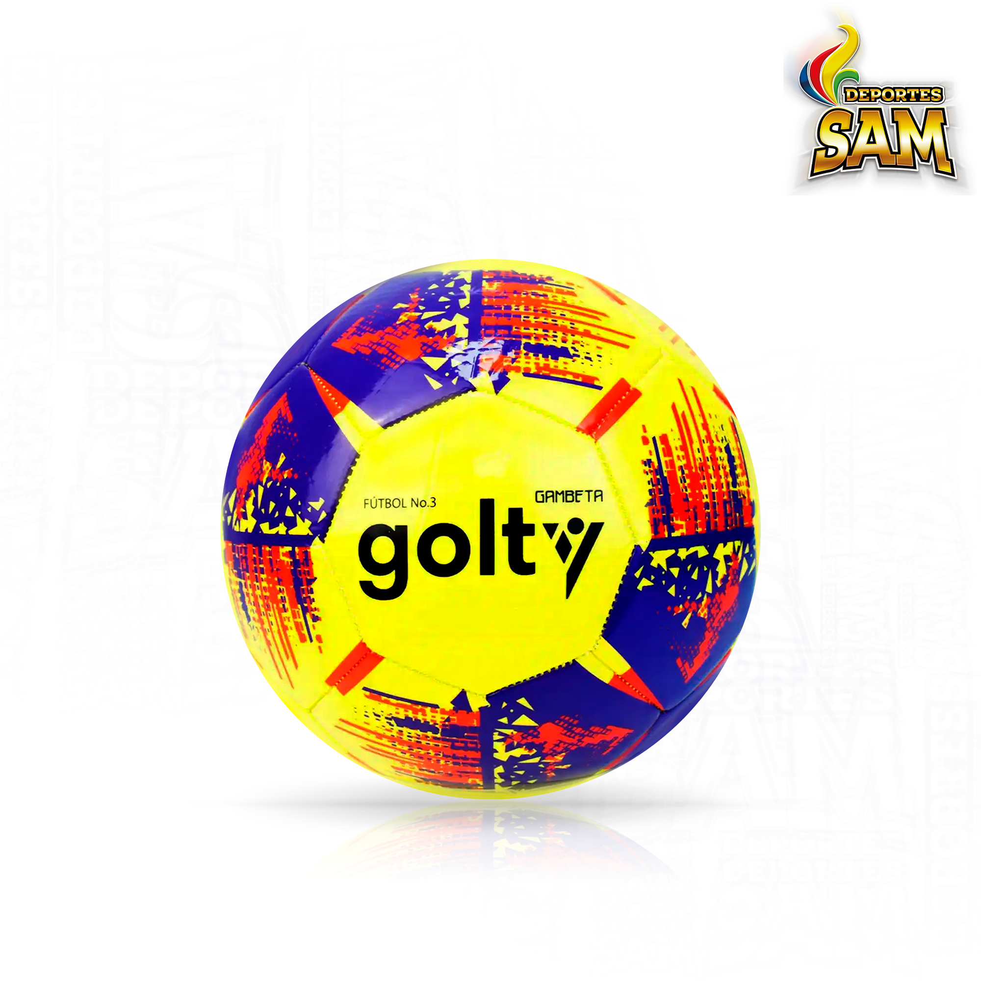 BALÓN FÚTBOL  3 GAMBETA FORMACIÓN GOLTY