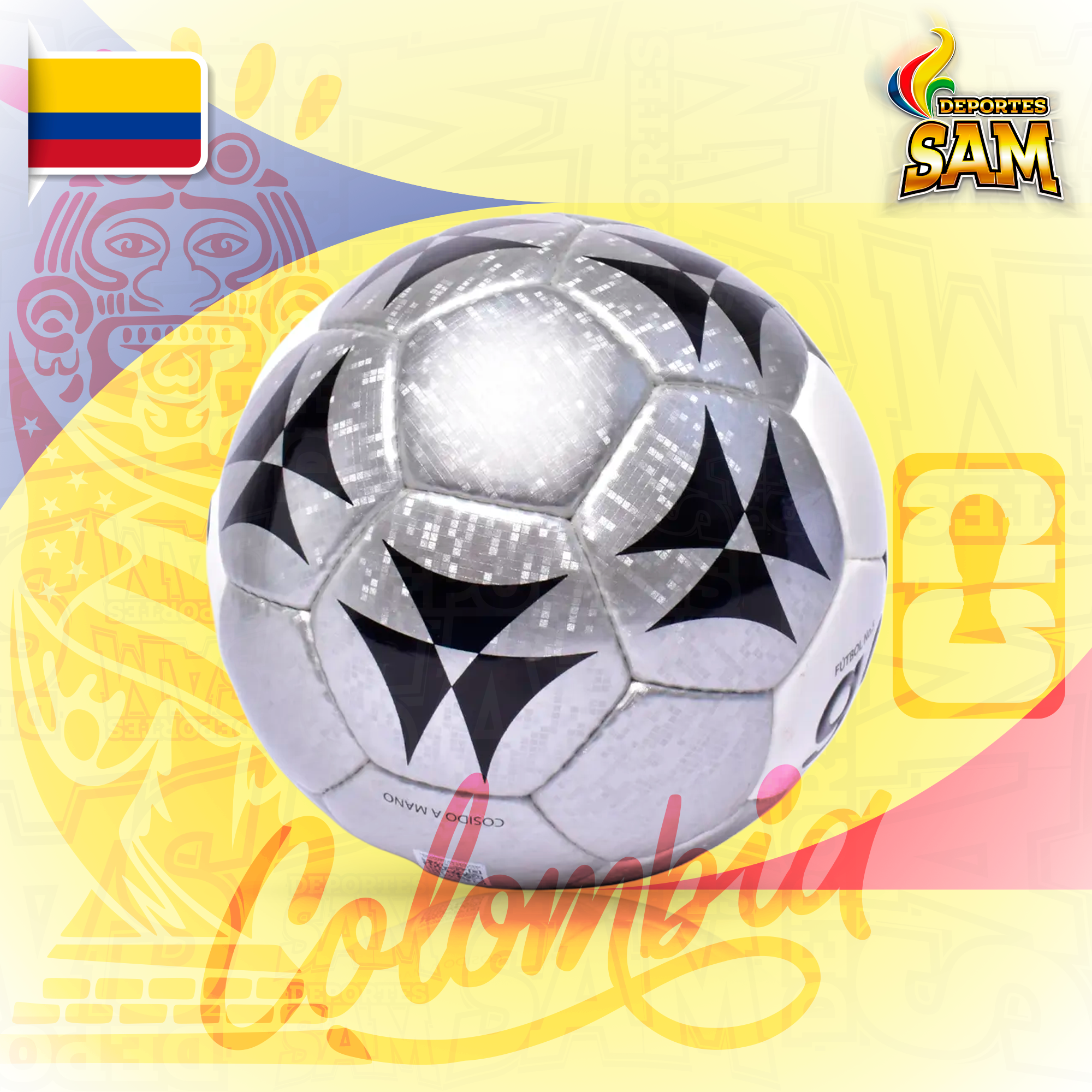 BALÓN FÚTBOL  5 MAGNUM GRIS PROFESIONAL GOLTY