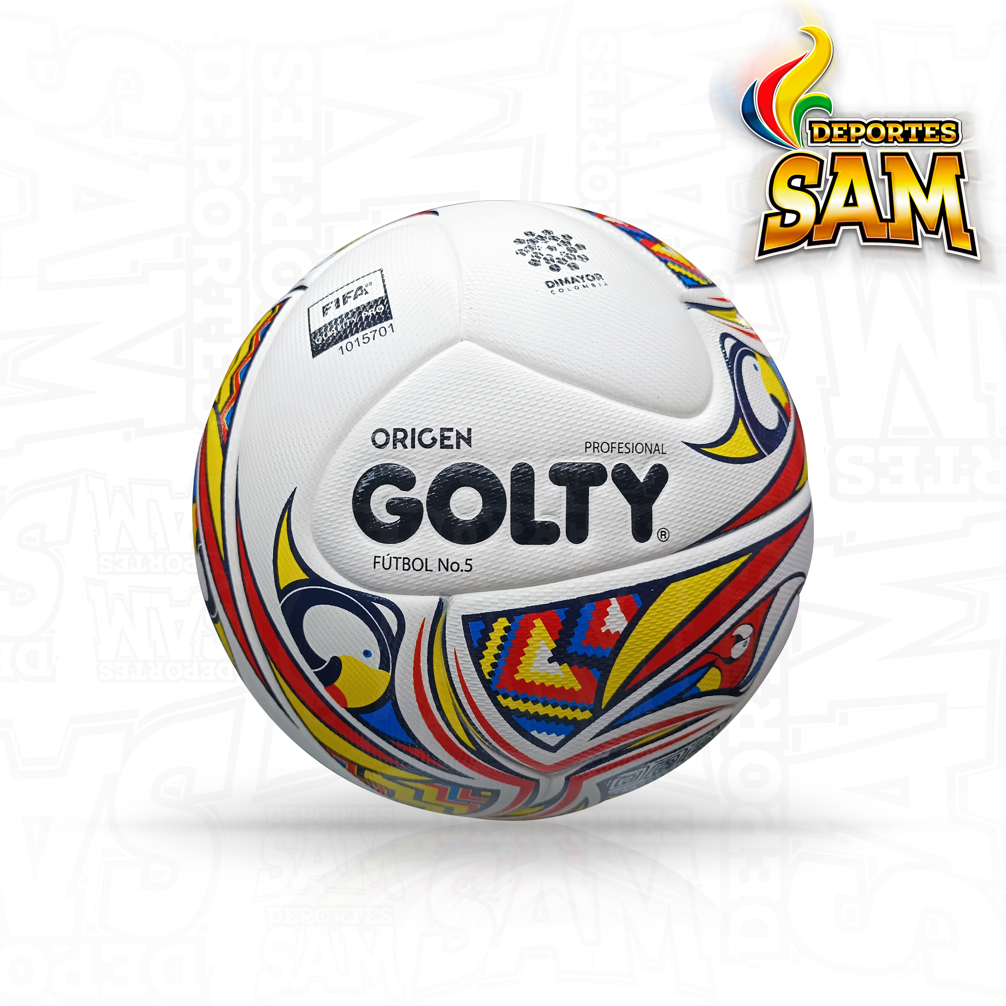 BALON FUTBOL PROFESIONAL GOLTY ORIGEN N.5