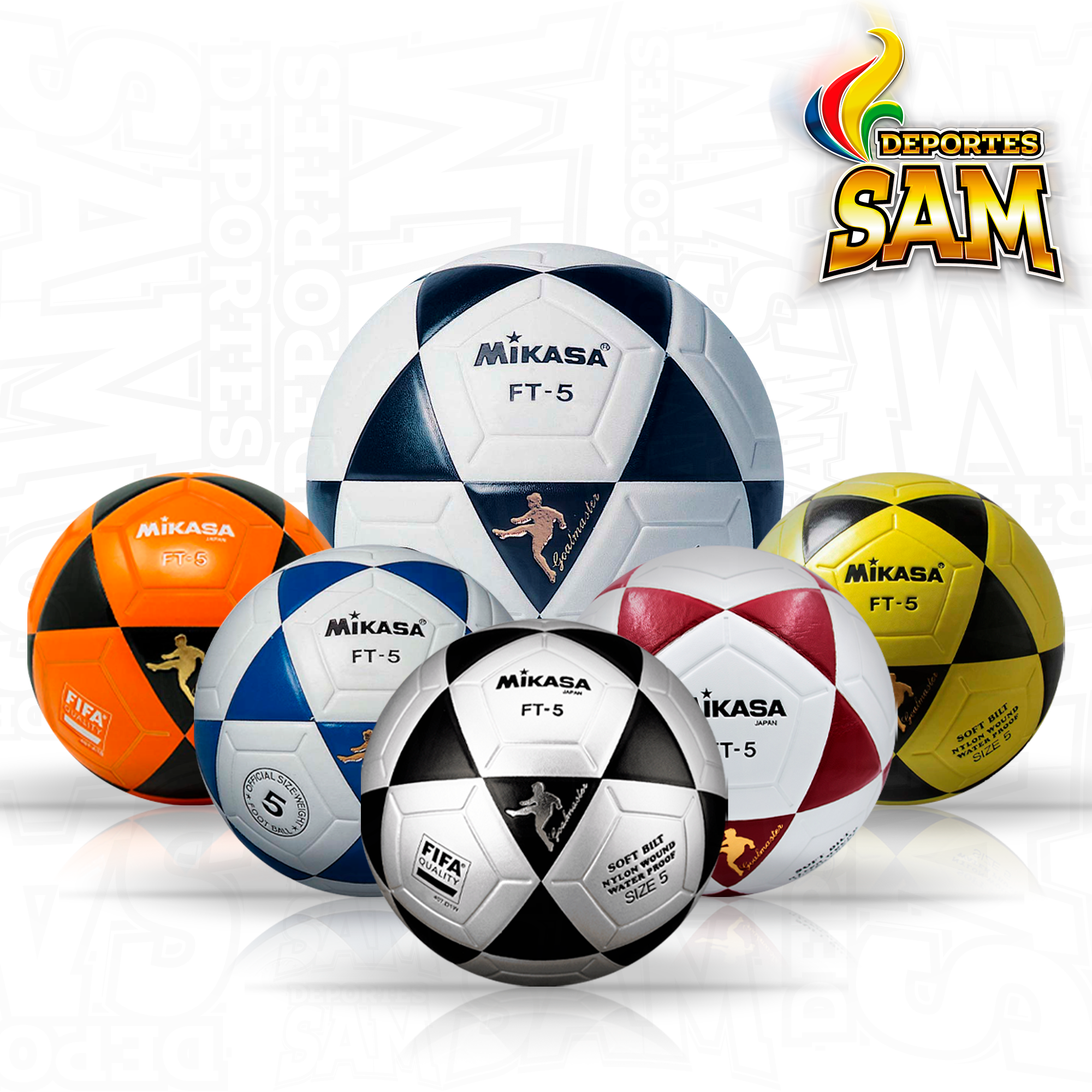 BALON FUTBOL N.5   FT - 5   MIKASA FT5