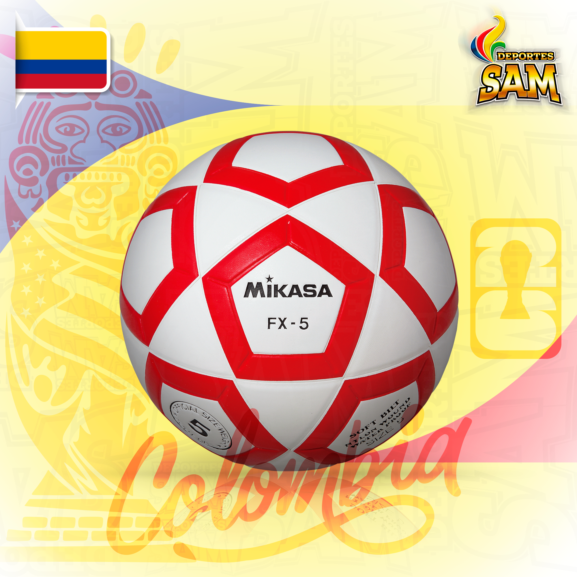 BALON FUTBOL N.5   FX - 5   MIKASA FX5