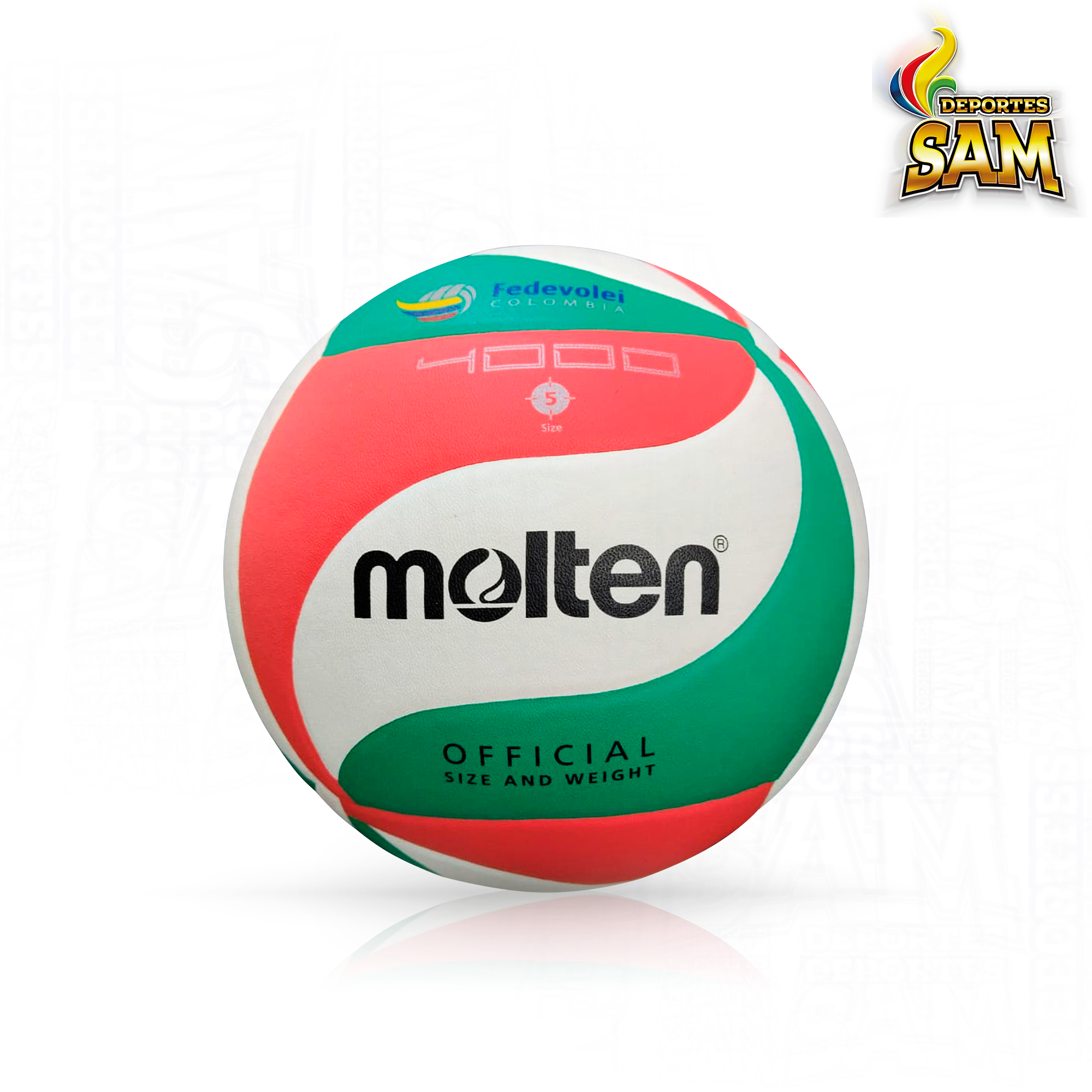BALON VOLEIBOL MOLTEN P.U. SENSI V5M4000