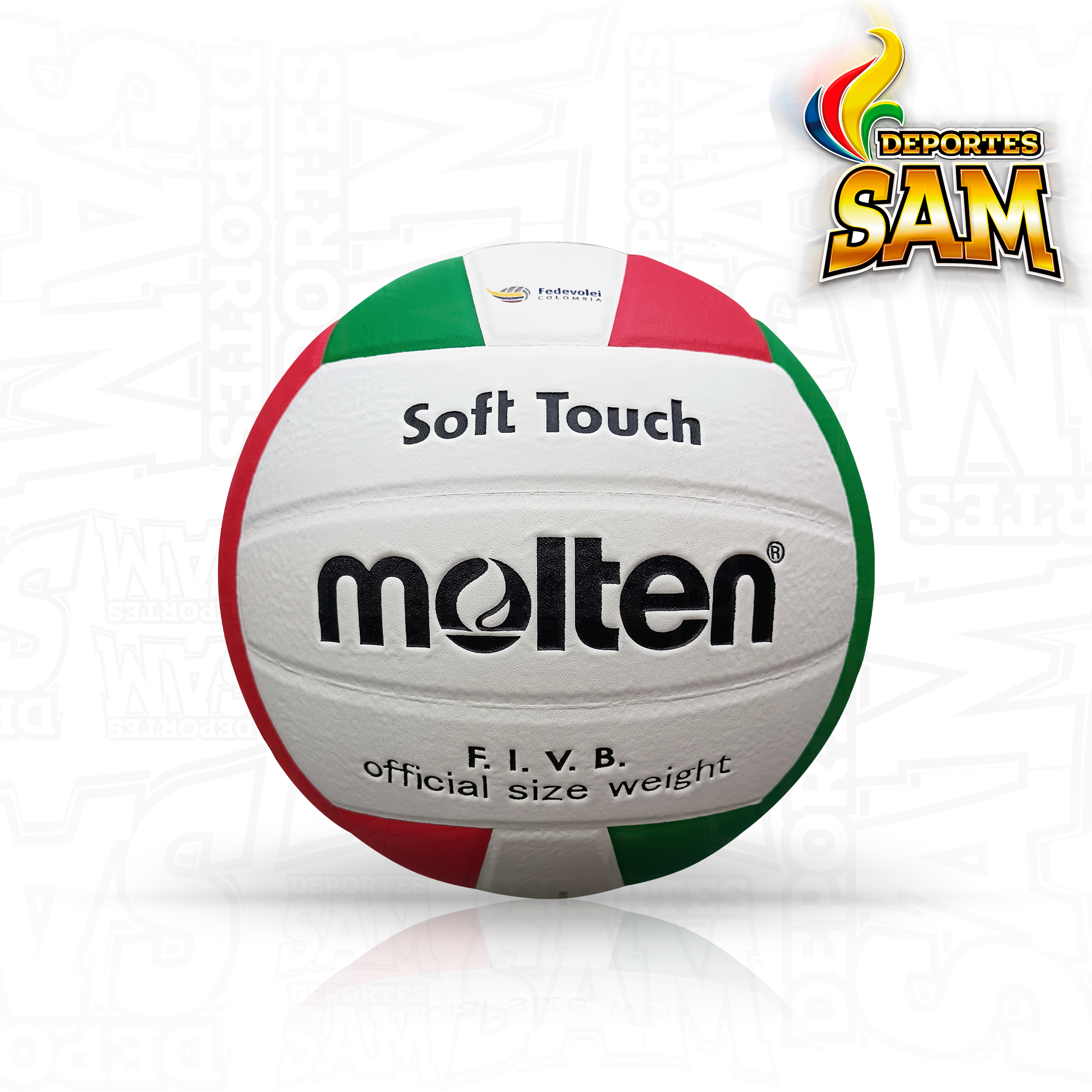 BALON VOLEIBOL MOLTEN V58SLCRETRO SOFT TOUCH