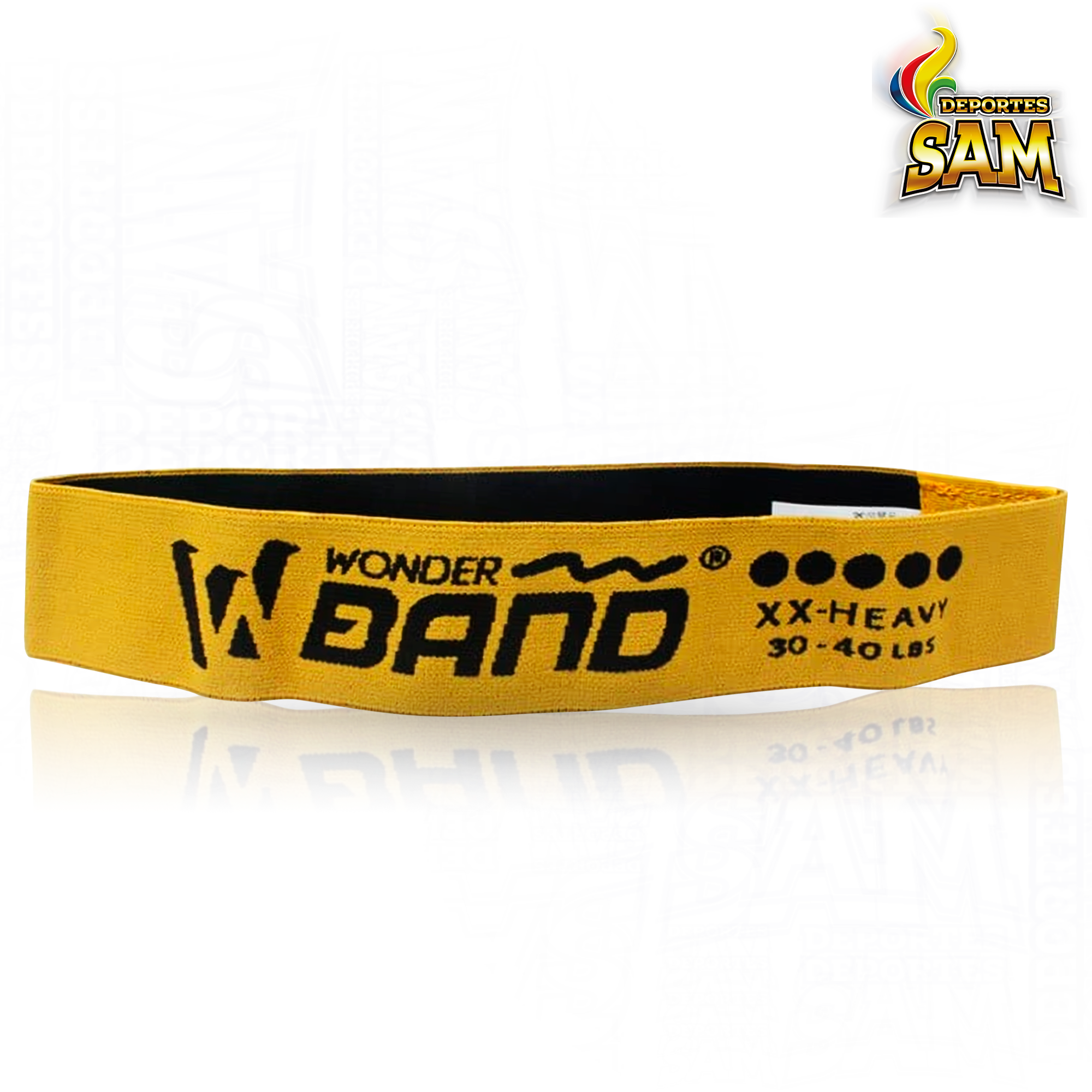 BANDA ELASTICA PIERNA TELA DORADA  CERRADA WONDER