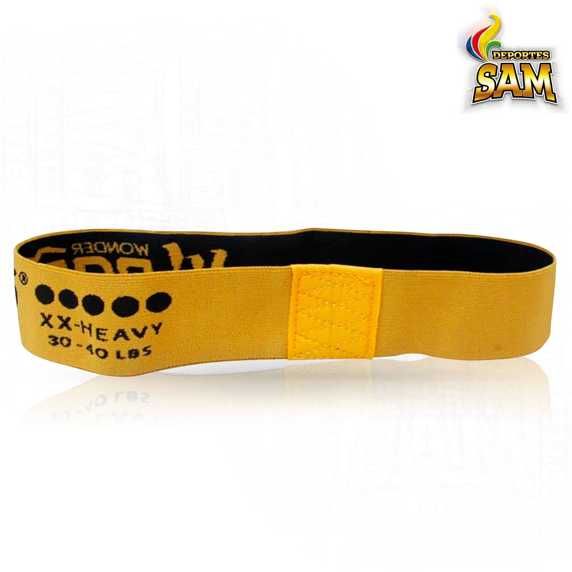 BANDA ELASTICA PIERNA TELA DORADA  CERRADA WONDER