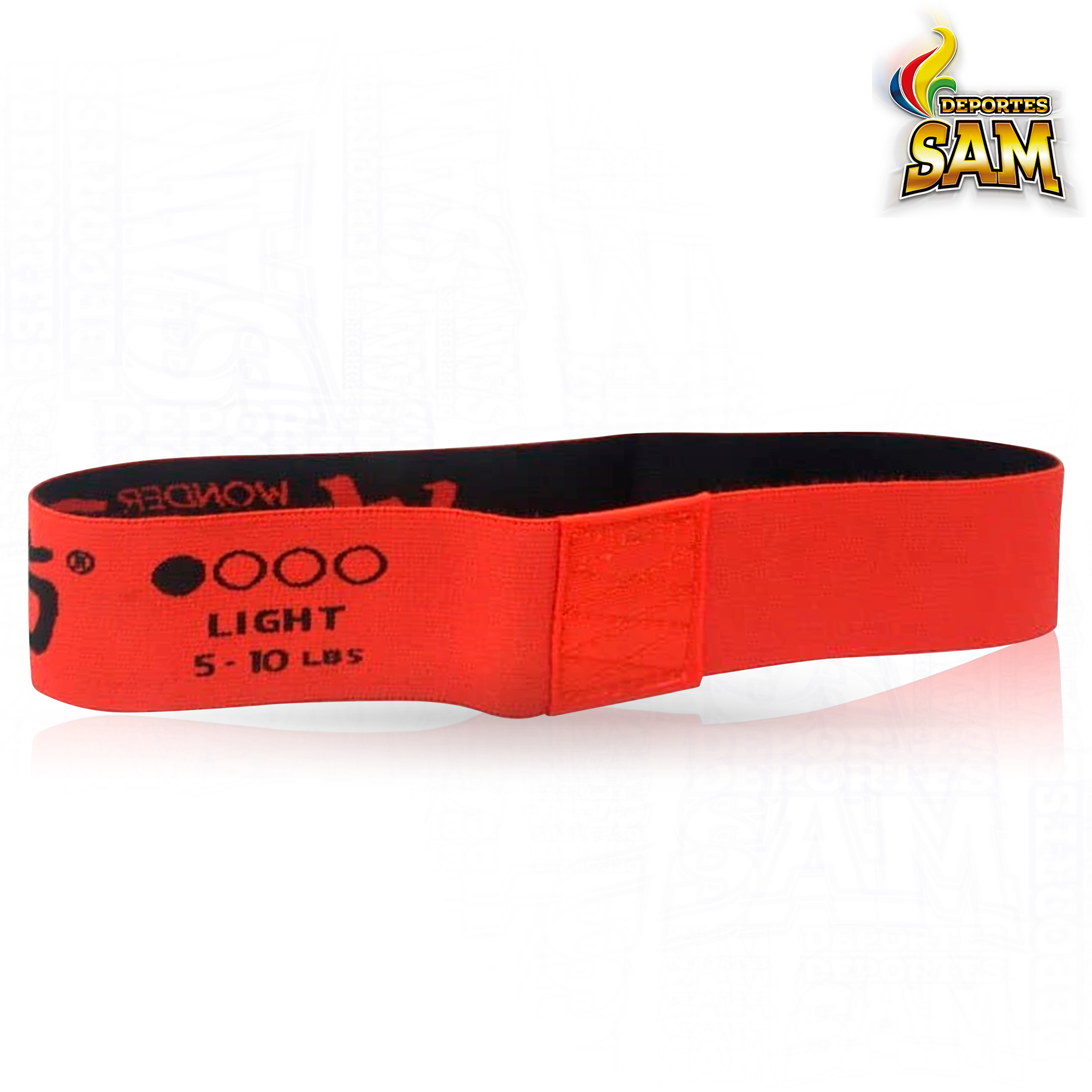 BANDA ELASTICA PIERNA TELA ROJA CERRADA WONDER