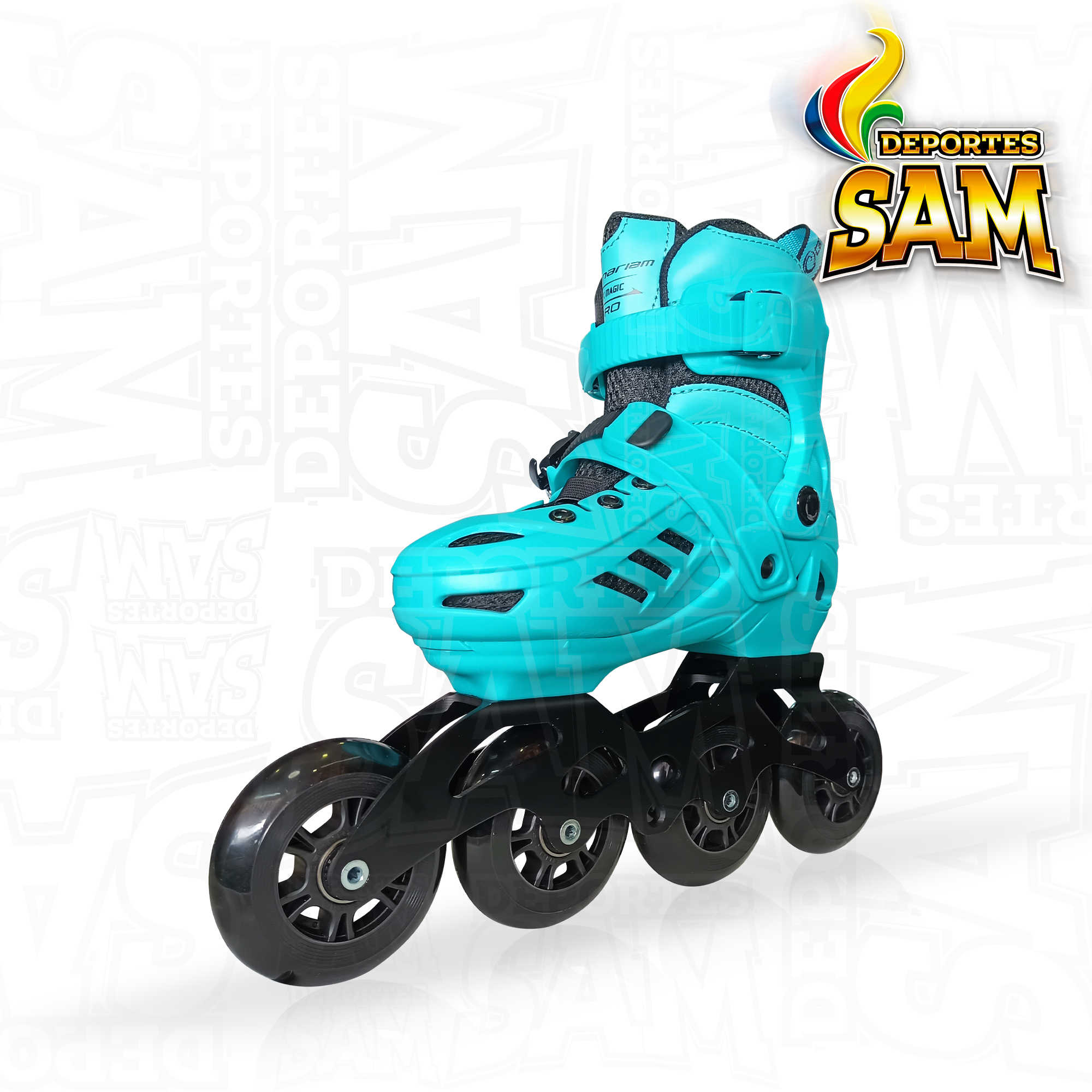 PATINES BLACK MAGIC PRO PLUS AZUL CANARIAM