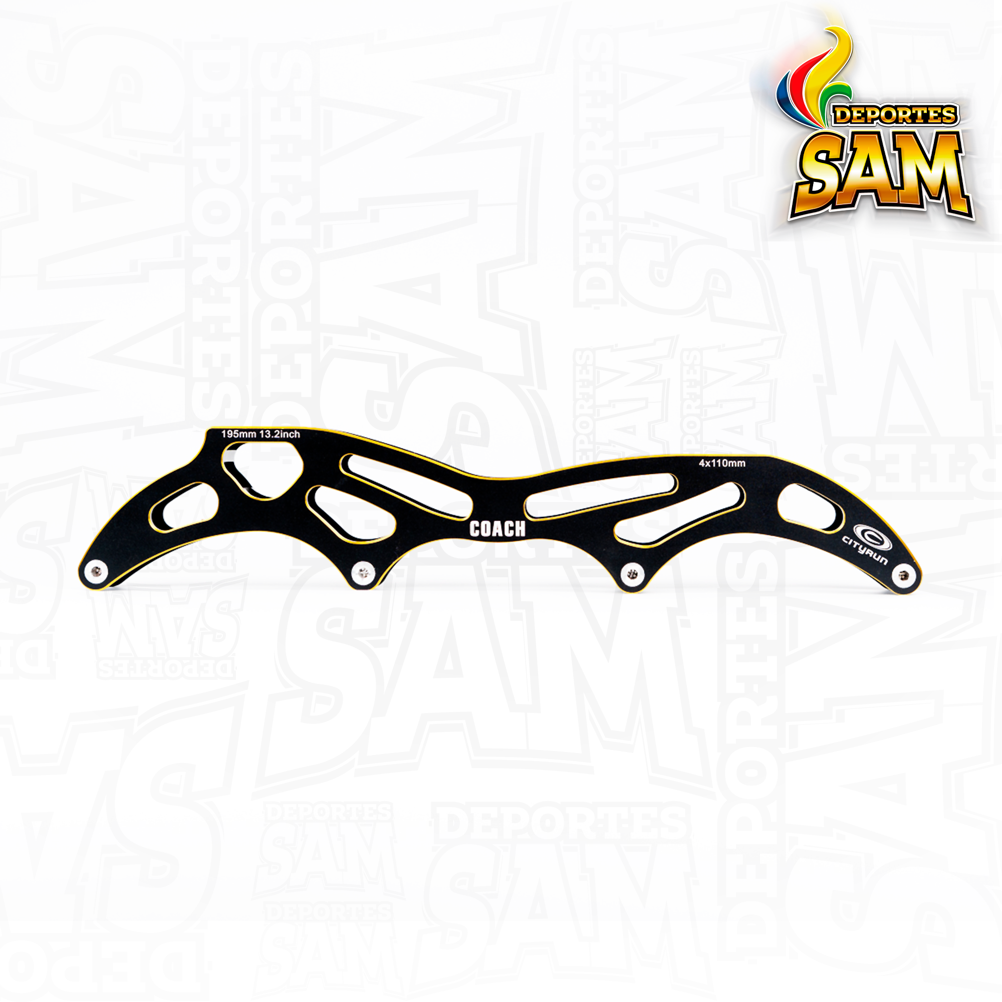 CHASIS CITYRUN COACH 13.2 NEGRO DORADO