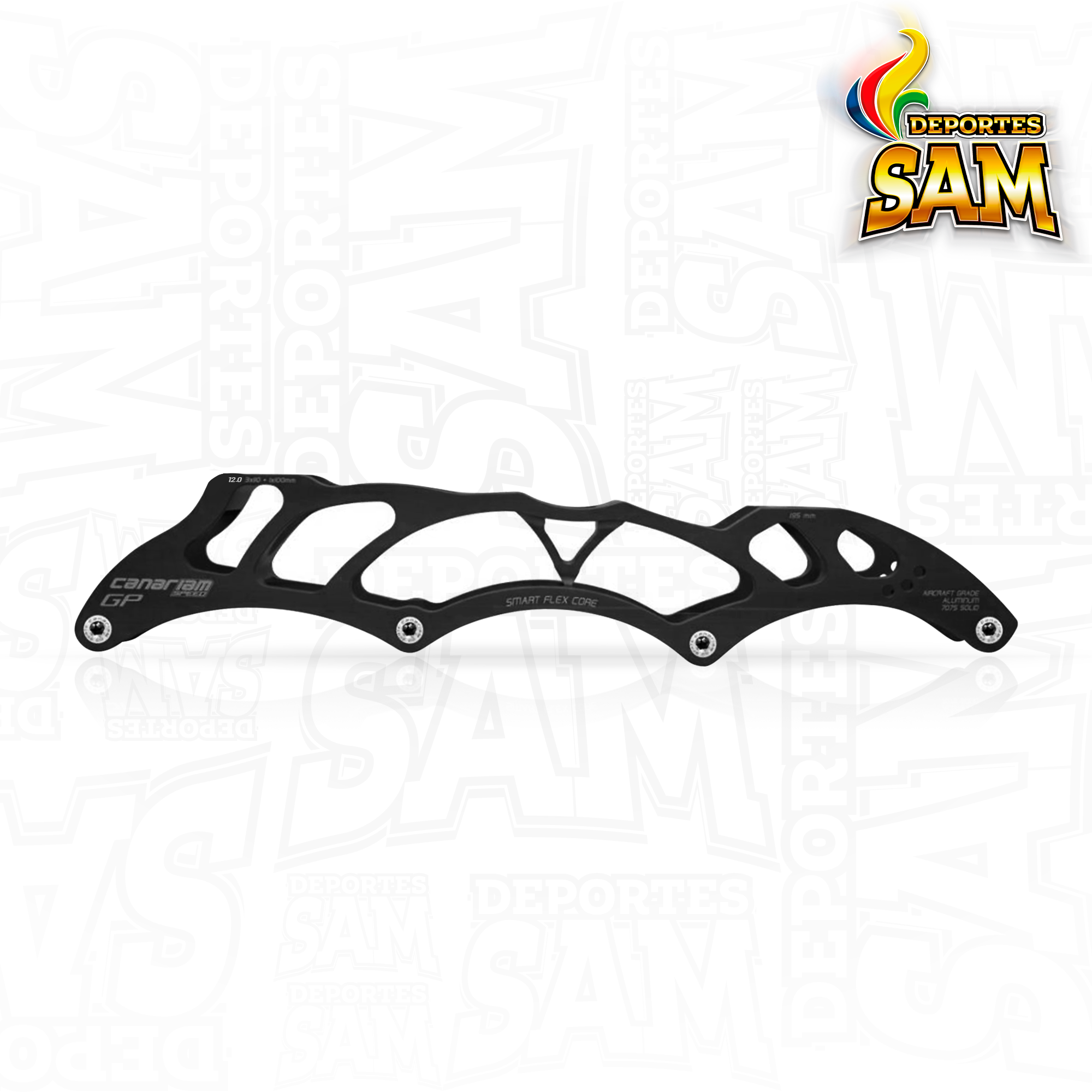 CHASIS GP NEGRO 12.0 4RX90MM (165)
