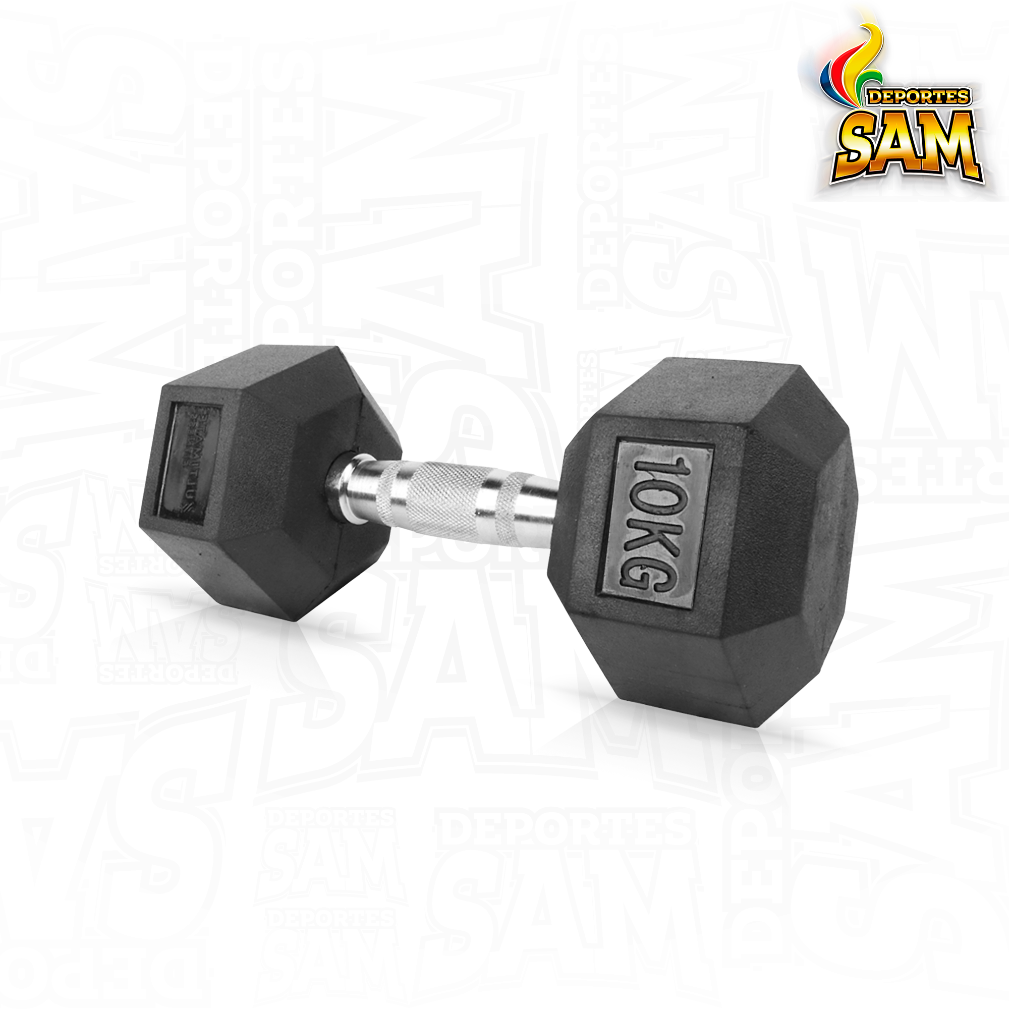 MANCUERNA ENCAUCHETADA 10KG HEX SPORTFITNESS