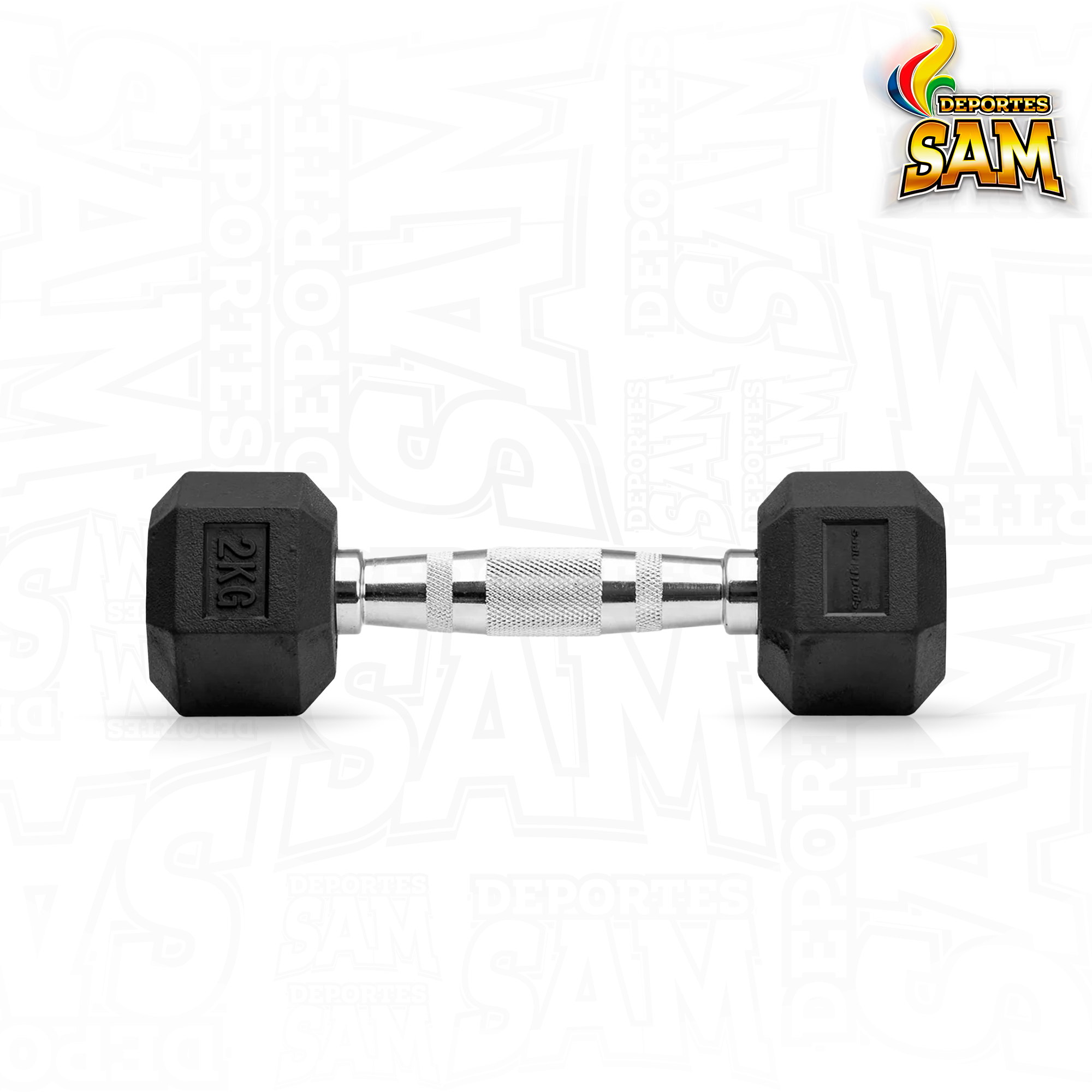 MANCUERNA ENCAUCHETADA 2KG HEX SPORTFITNESS