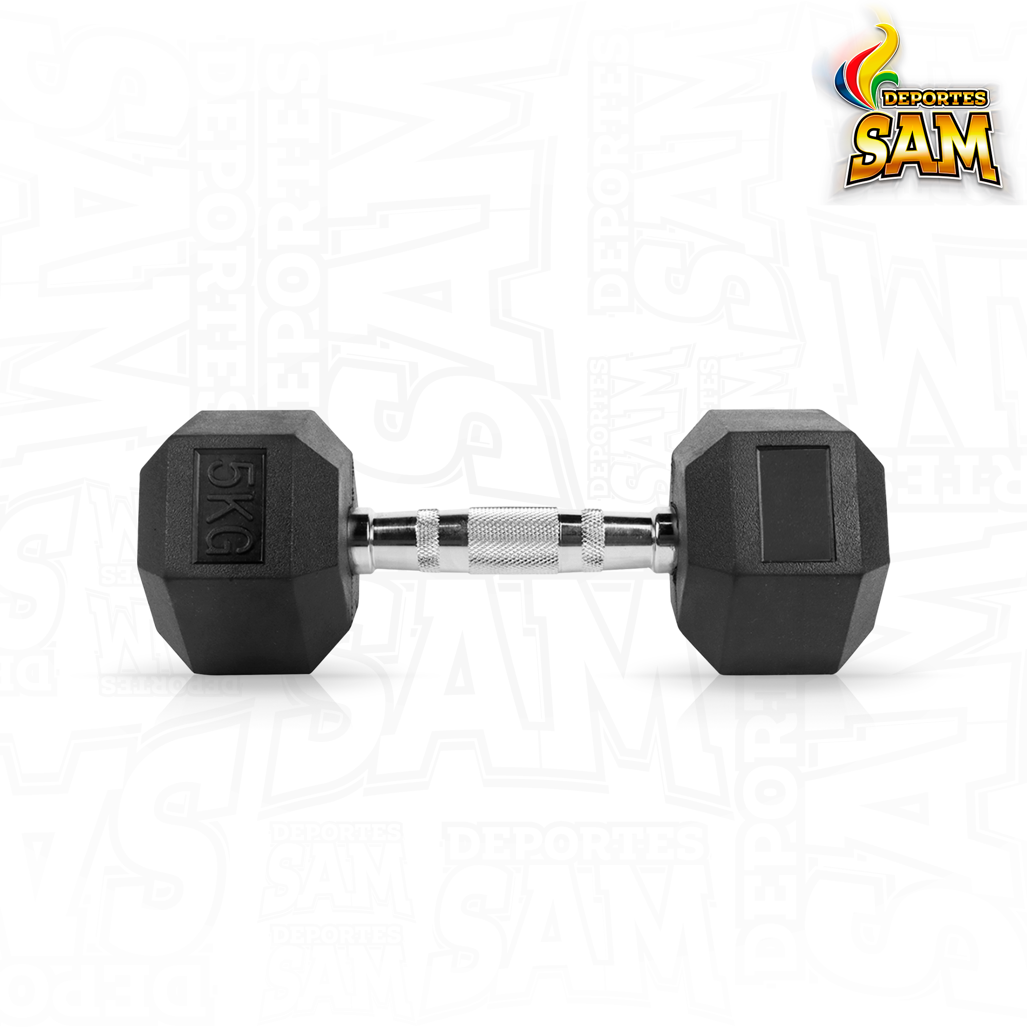 MANCUERNA ENCAUCHETADA 5KG HEX SPORTFITNESS