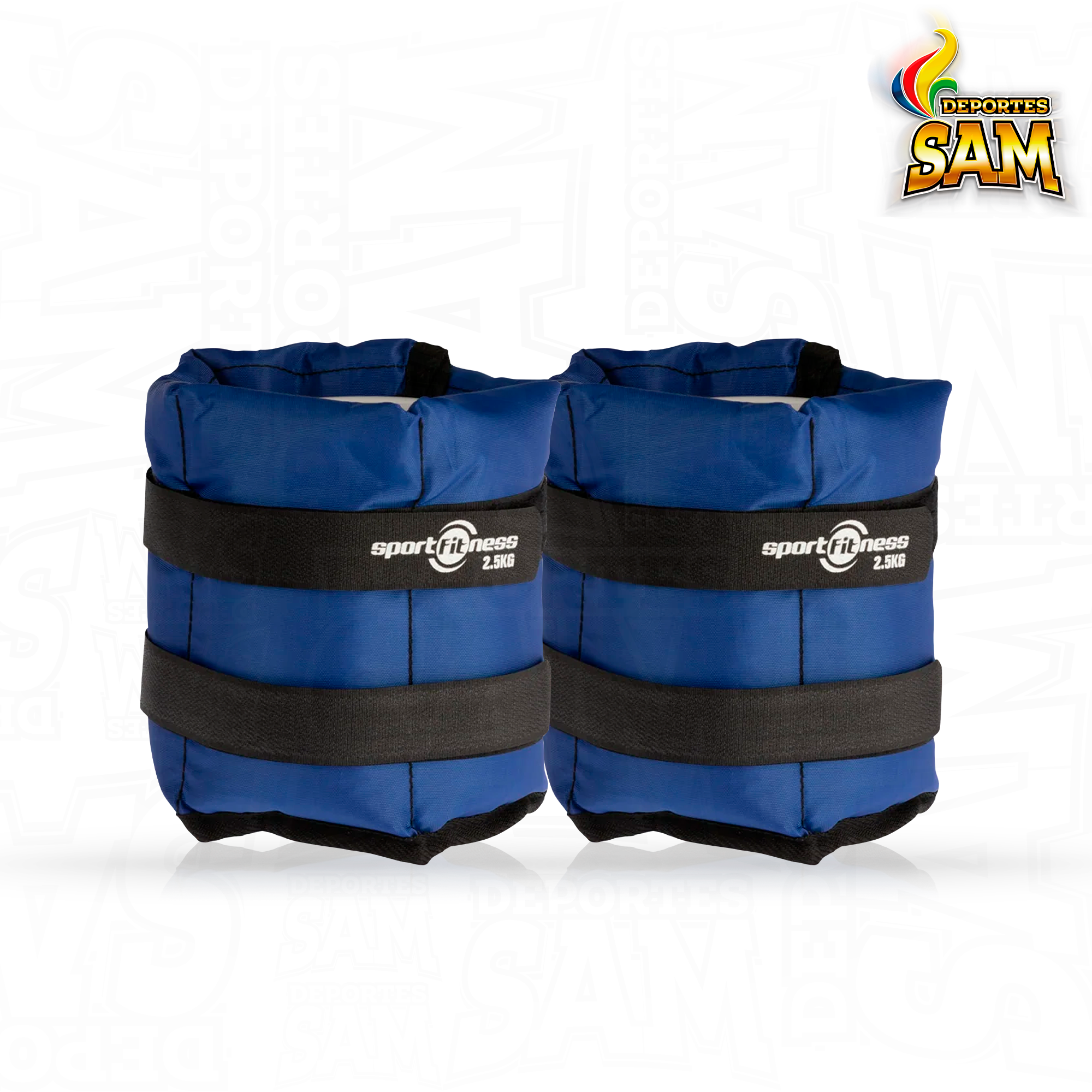PESAS TOBILLERAS SPORTFITNESS PESO 2.5 KG X 2