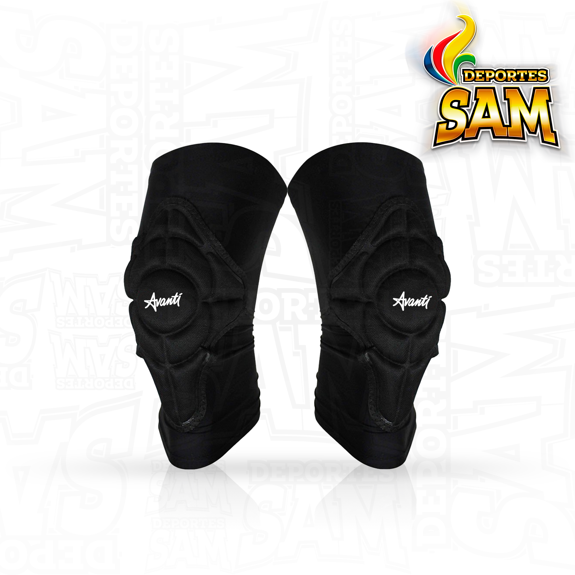 RODILLERA LYCRA EN NYLON NEGRA