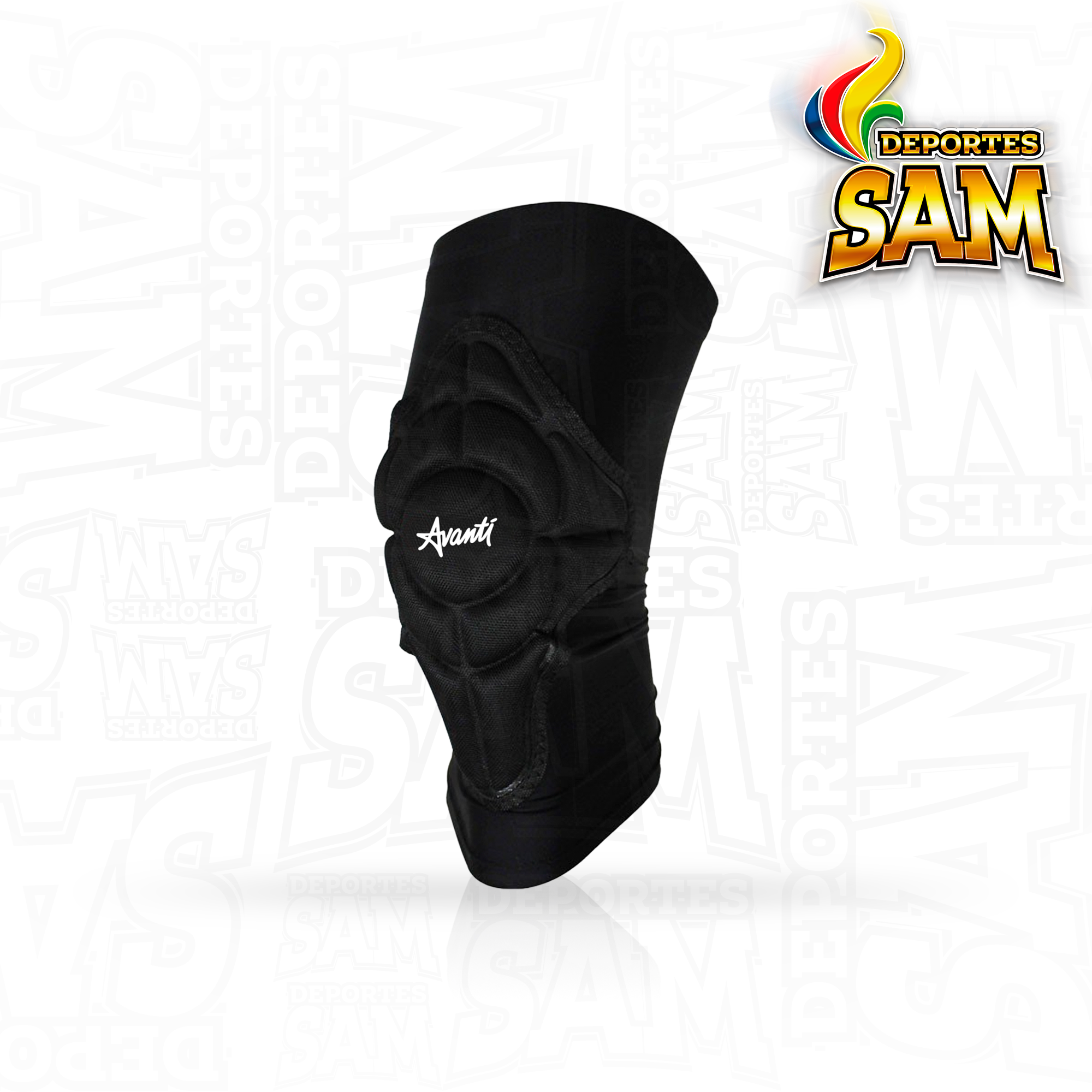 RODILLERA LYCRA EN NYLON NEGRA