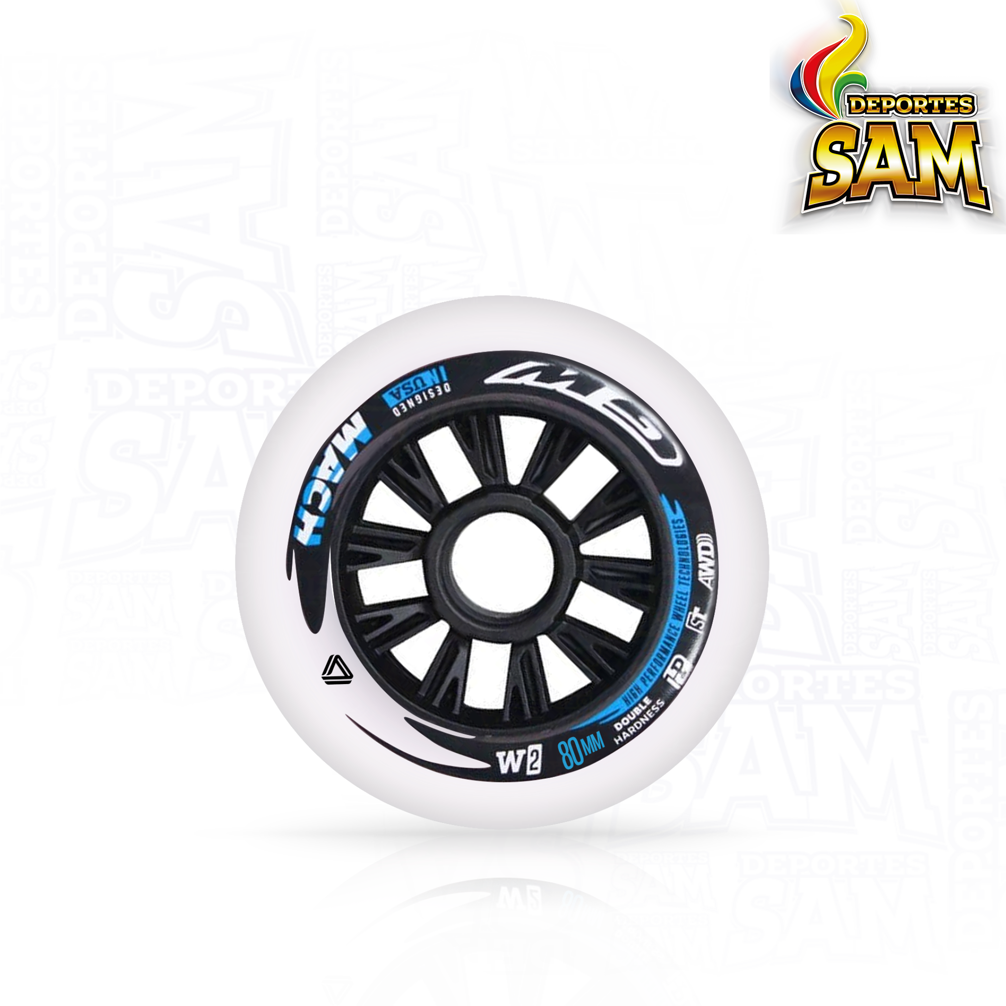 RUEDAS GW 80MM ALTO RENDIMIENTO