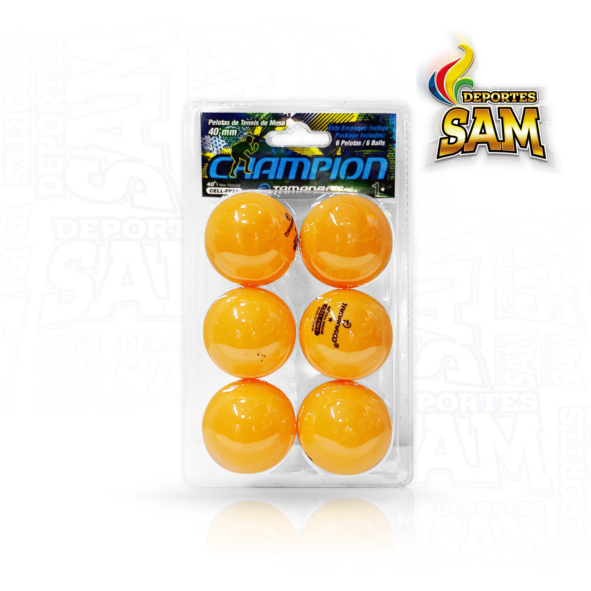 SET X 6 PELOTAS PING PONG  1 ESTRELLA TAMANACO