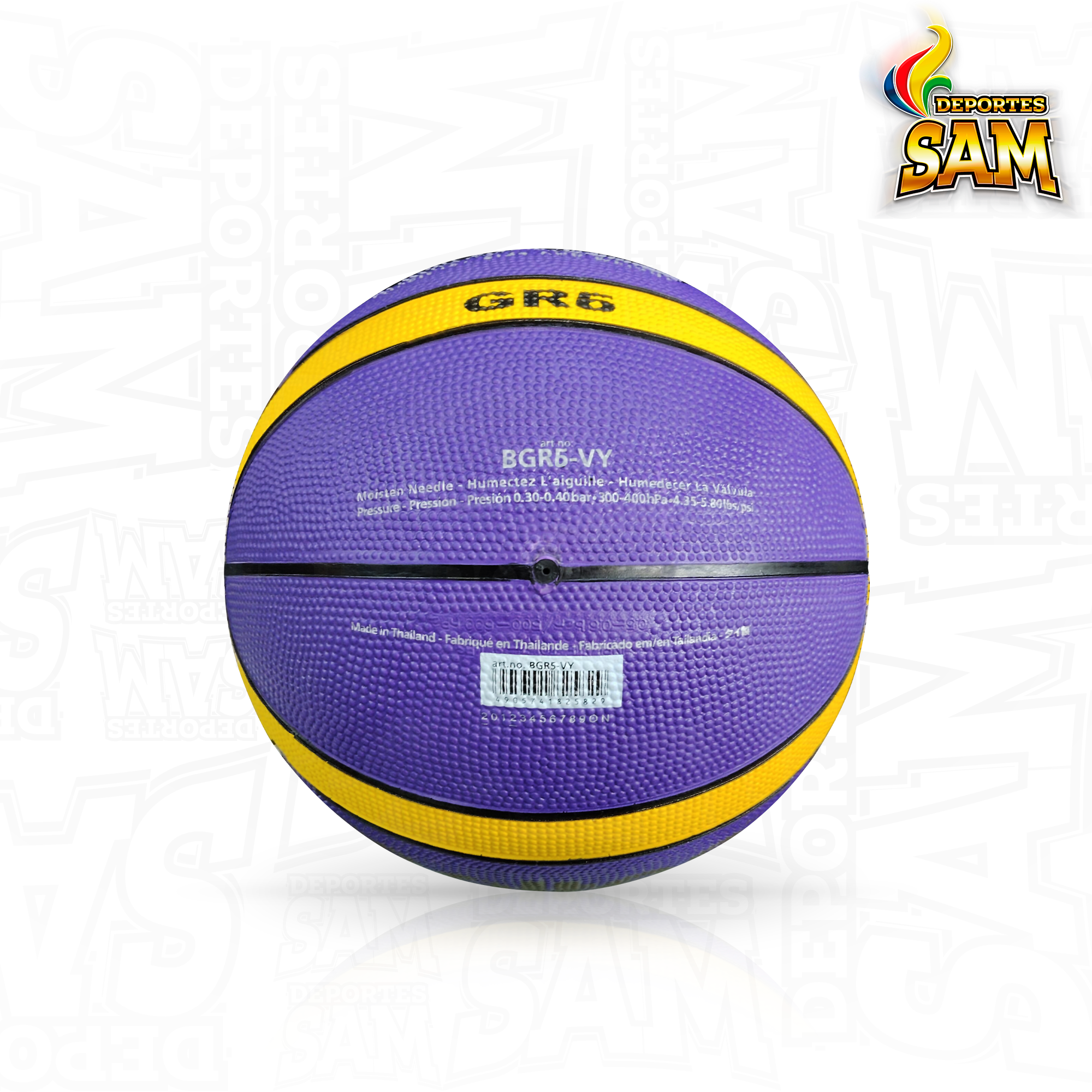 BALON MINIBALONCESTO MOLTEN N. 6 BGR6