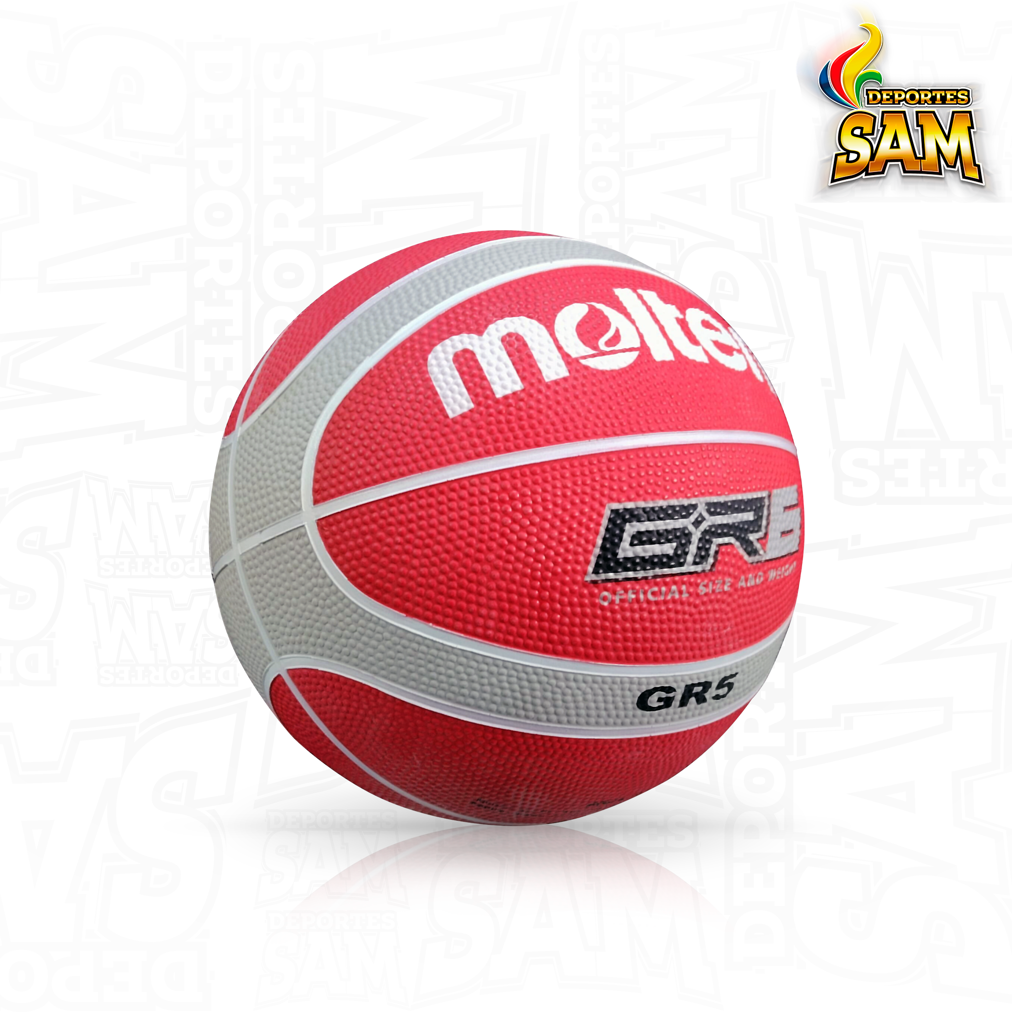 BALON MINIBALONCESTO MOLTEN N. 6 BGR6