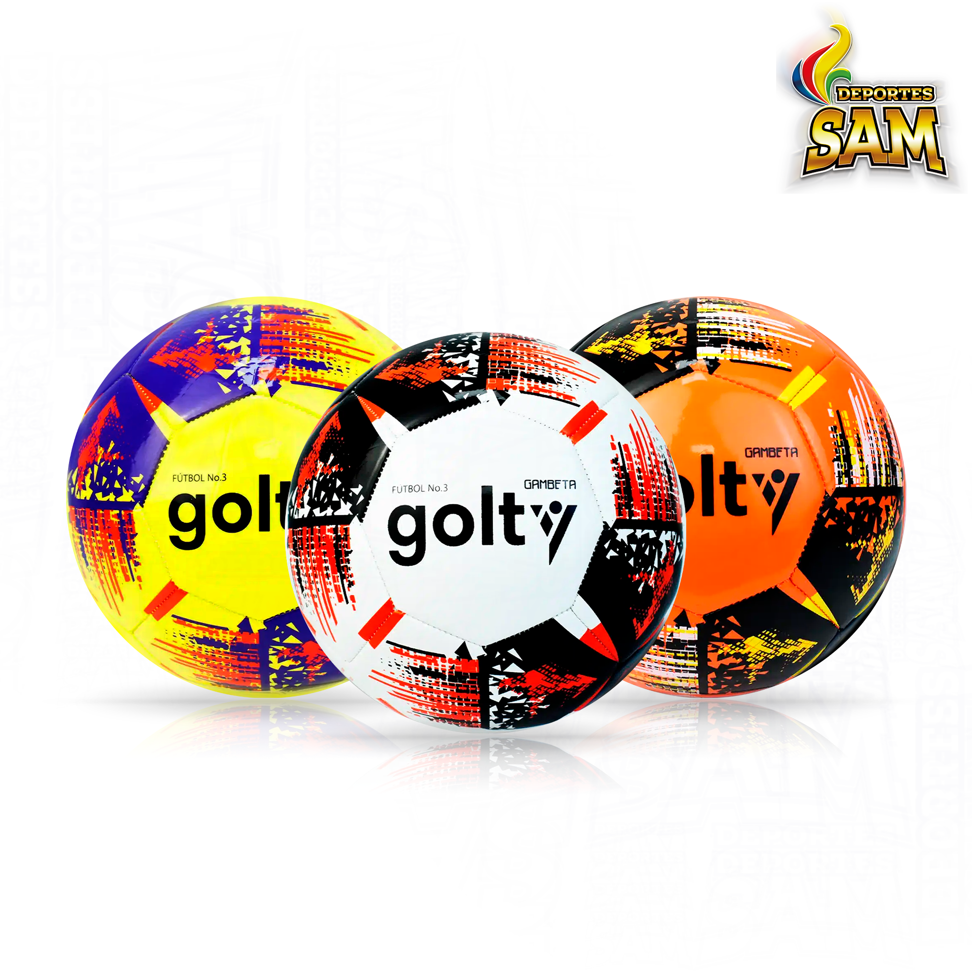 BALÓN FÚTBOL  3 GAMBETA FORMACIÓN GOLTY