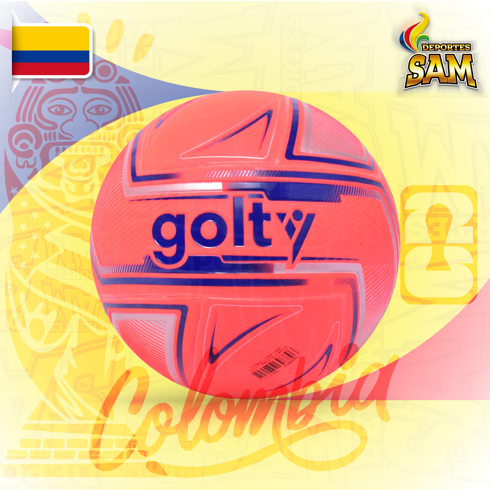 BALÓN FUTBOL COMPETENCIA TECH #5 GOLTY