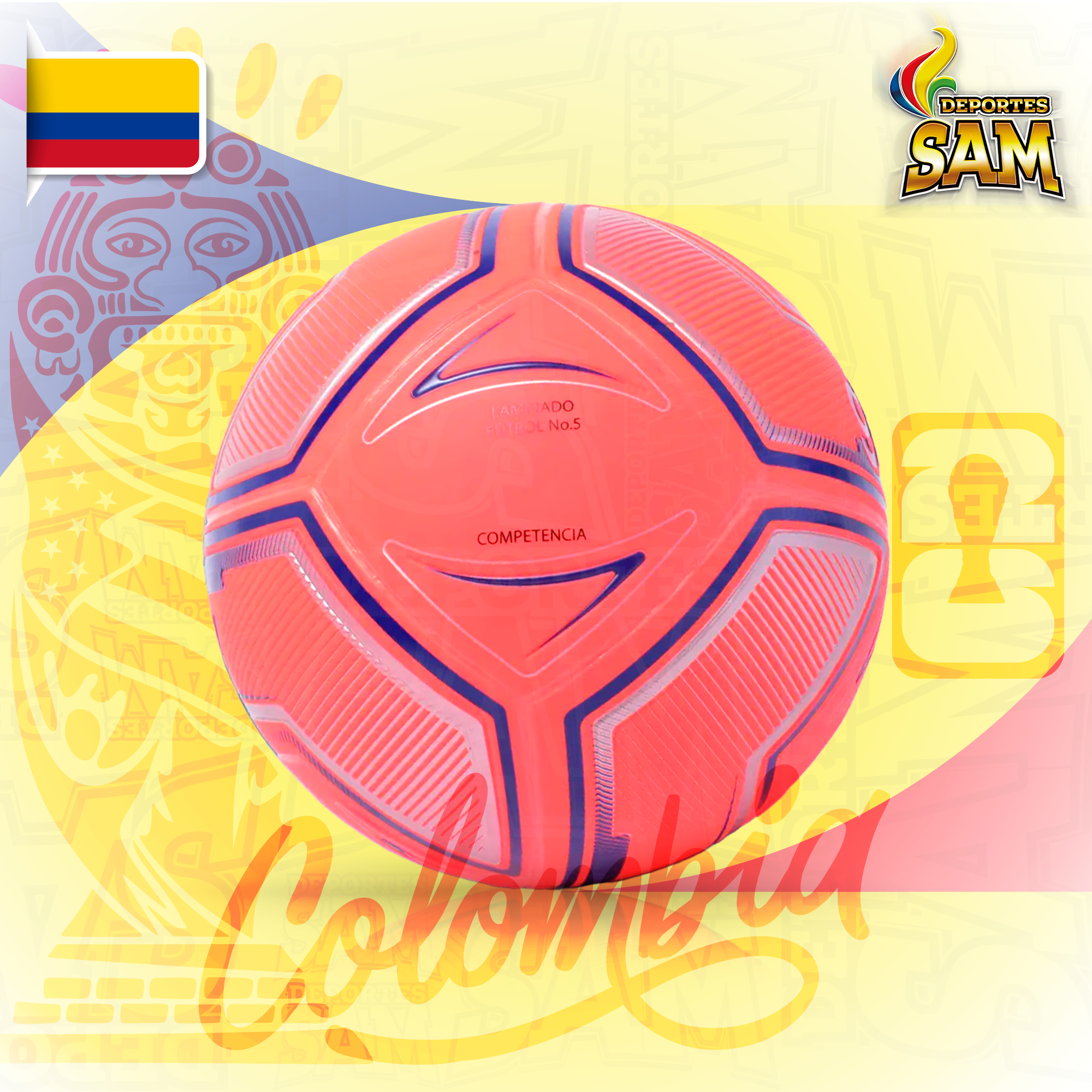 BALÓN FUTBOL COMPETENCIA TECH #5 GOLTY