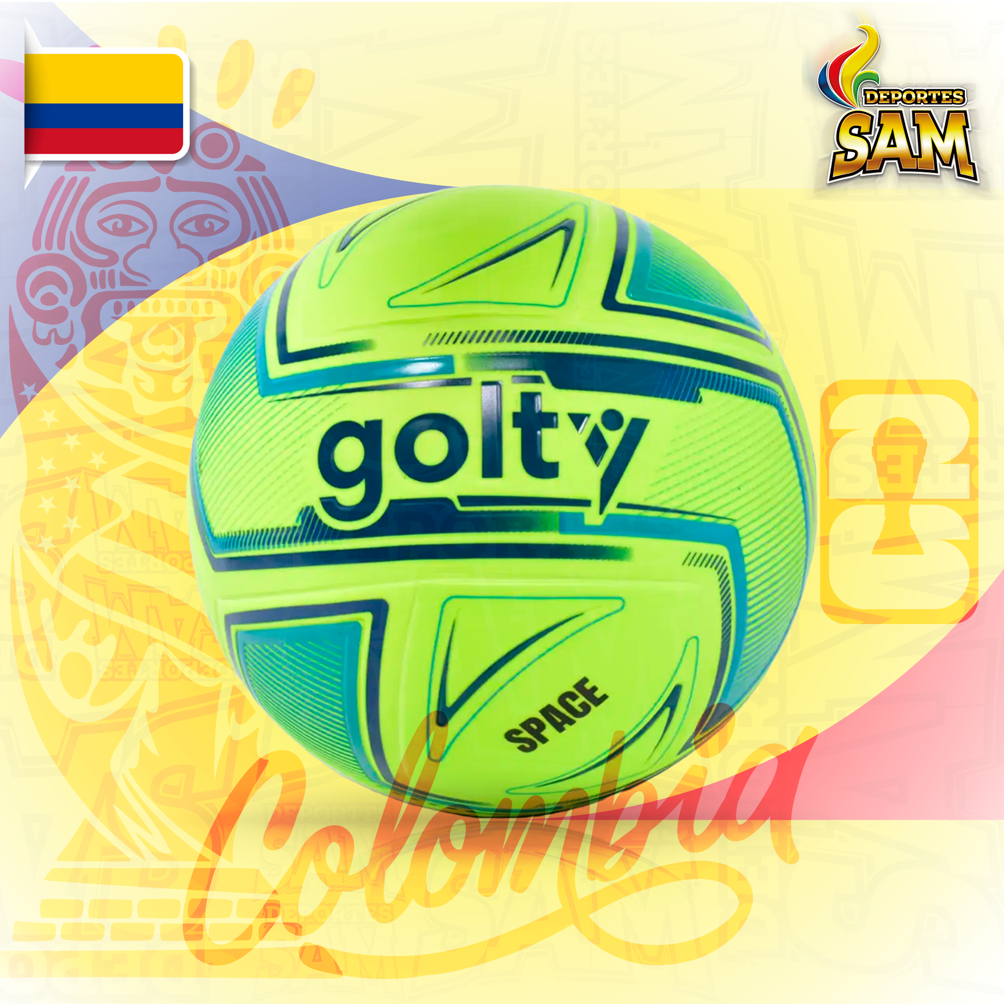 BALÓN FUTBOL COMPETENCIA TECH #5 GOLTY