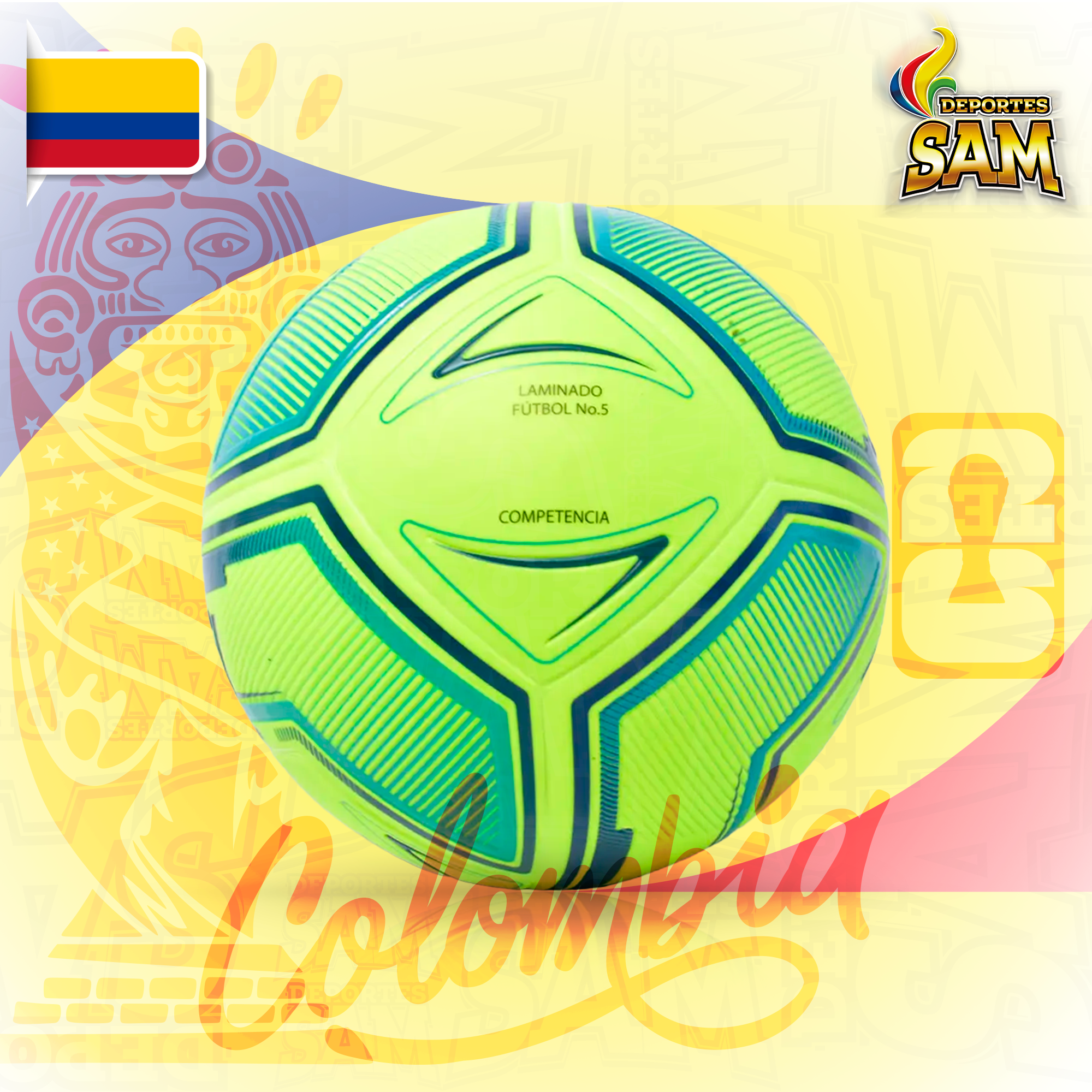 BALÓN FUTBOL COMPETENCIA TECH #5 GOLTY