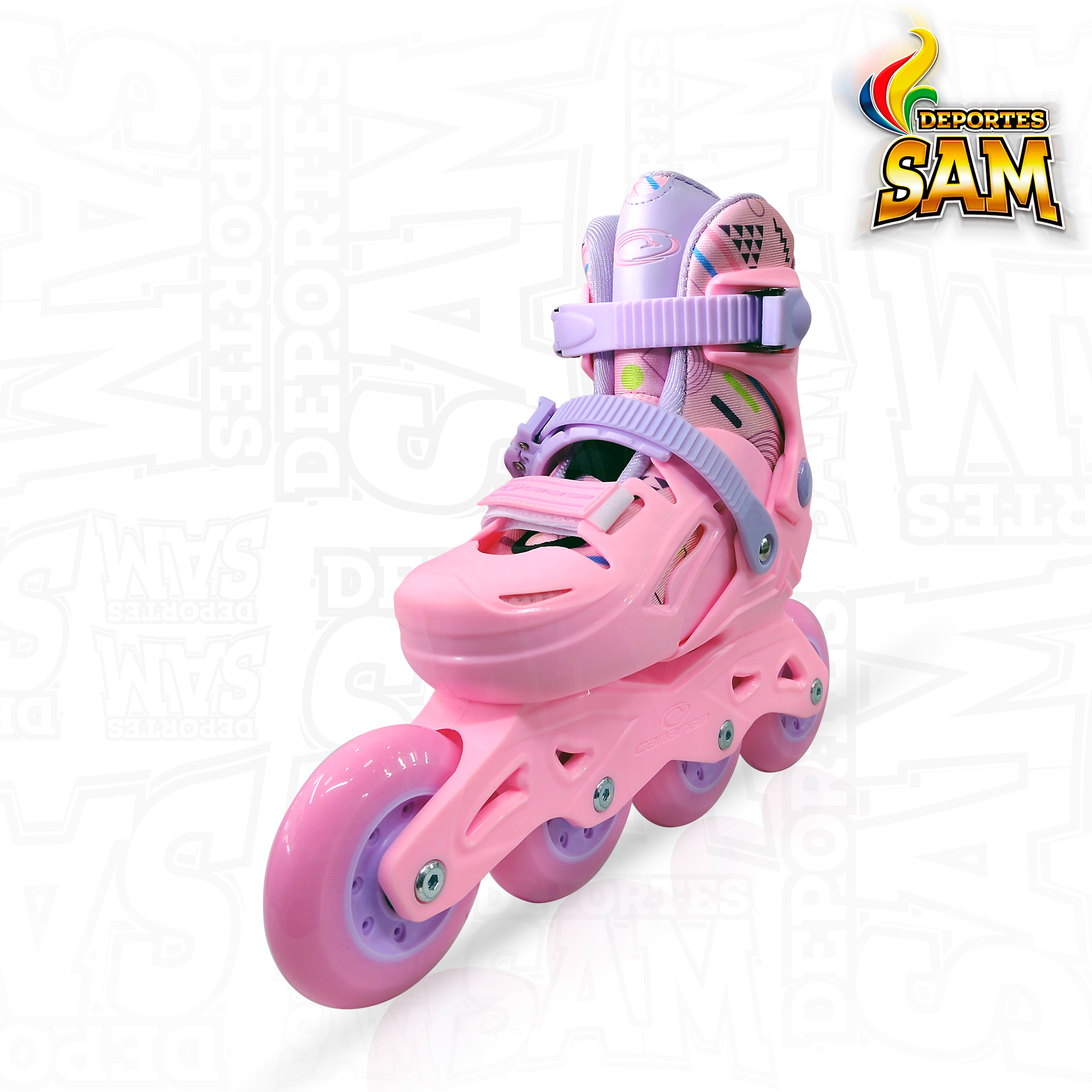 PATINES GUMMY ROSADO CANARIAM