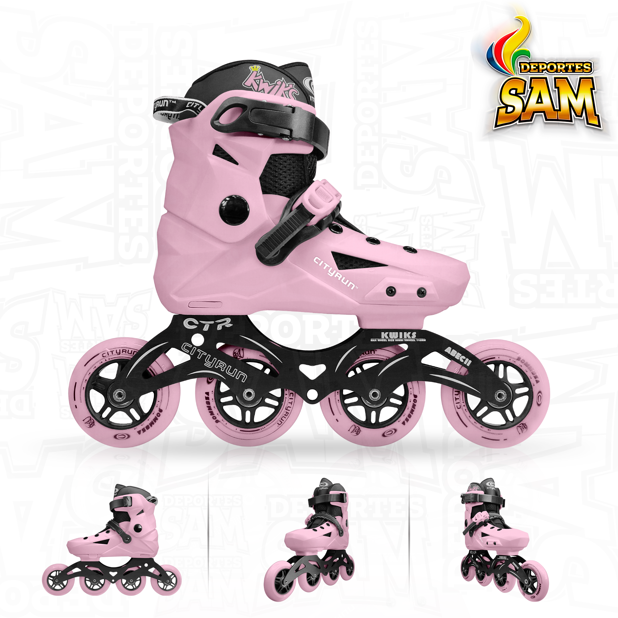 PATIN CITYRUN KWIKS ROSADO