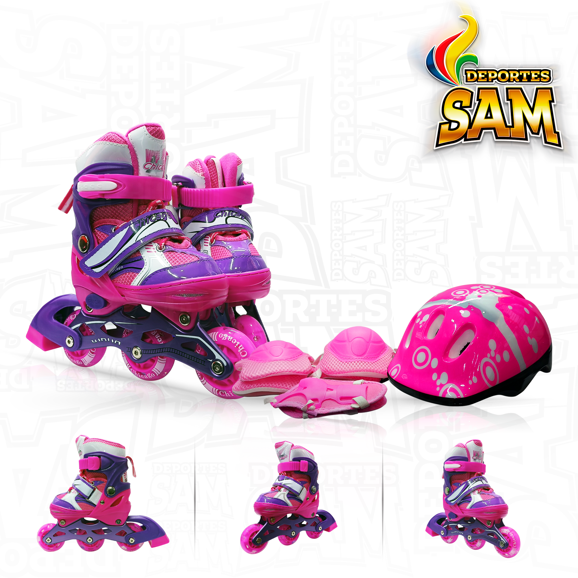 PATIN COMBO XS GOMA NIÑA