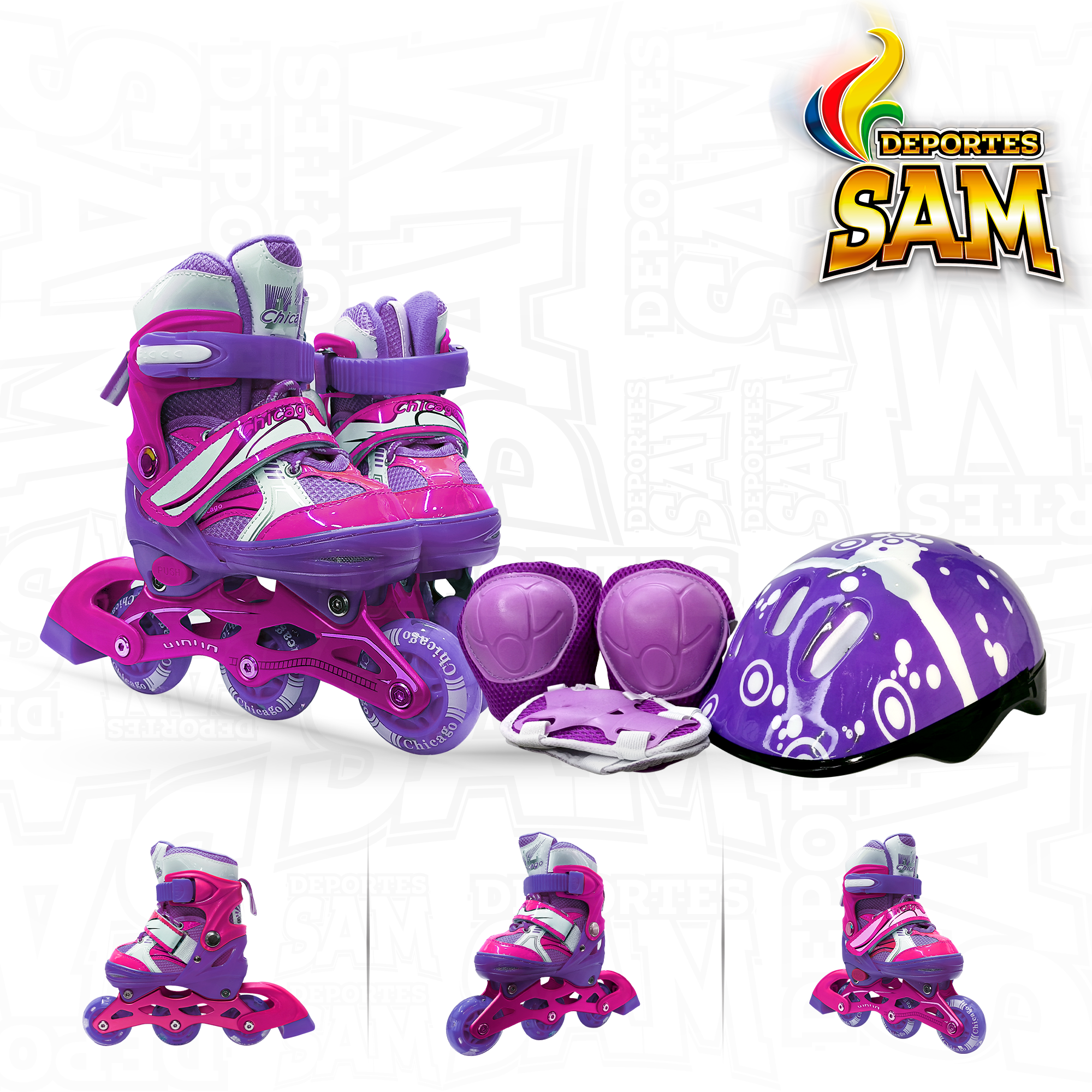 PATIN COMBO XS GOMA NIÑA