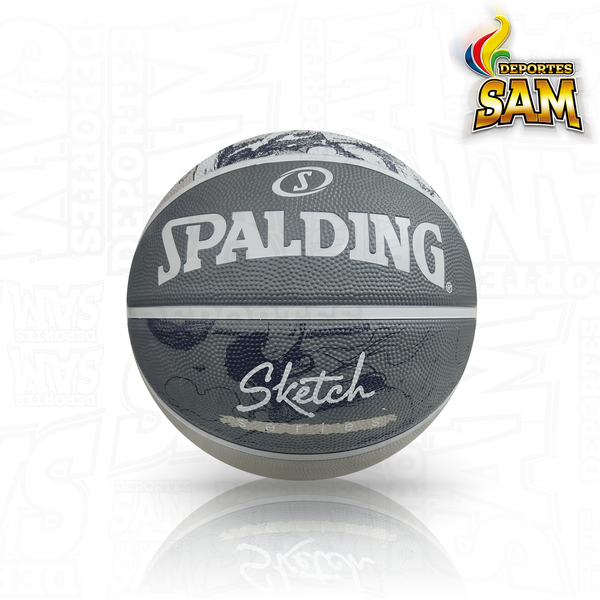 BALON BALONCESTO SPALDING SKETCH