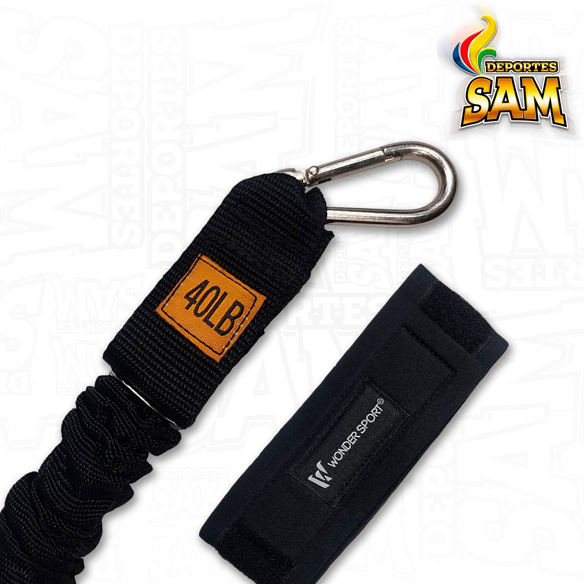 BANDA ELASTICA EJERCICIO PIERNA 50 LBS