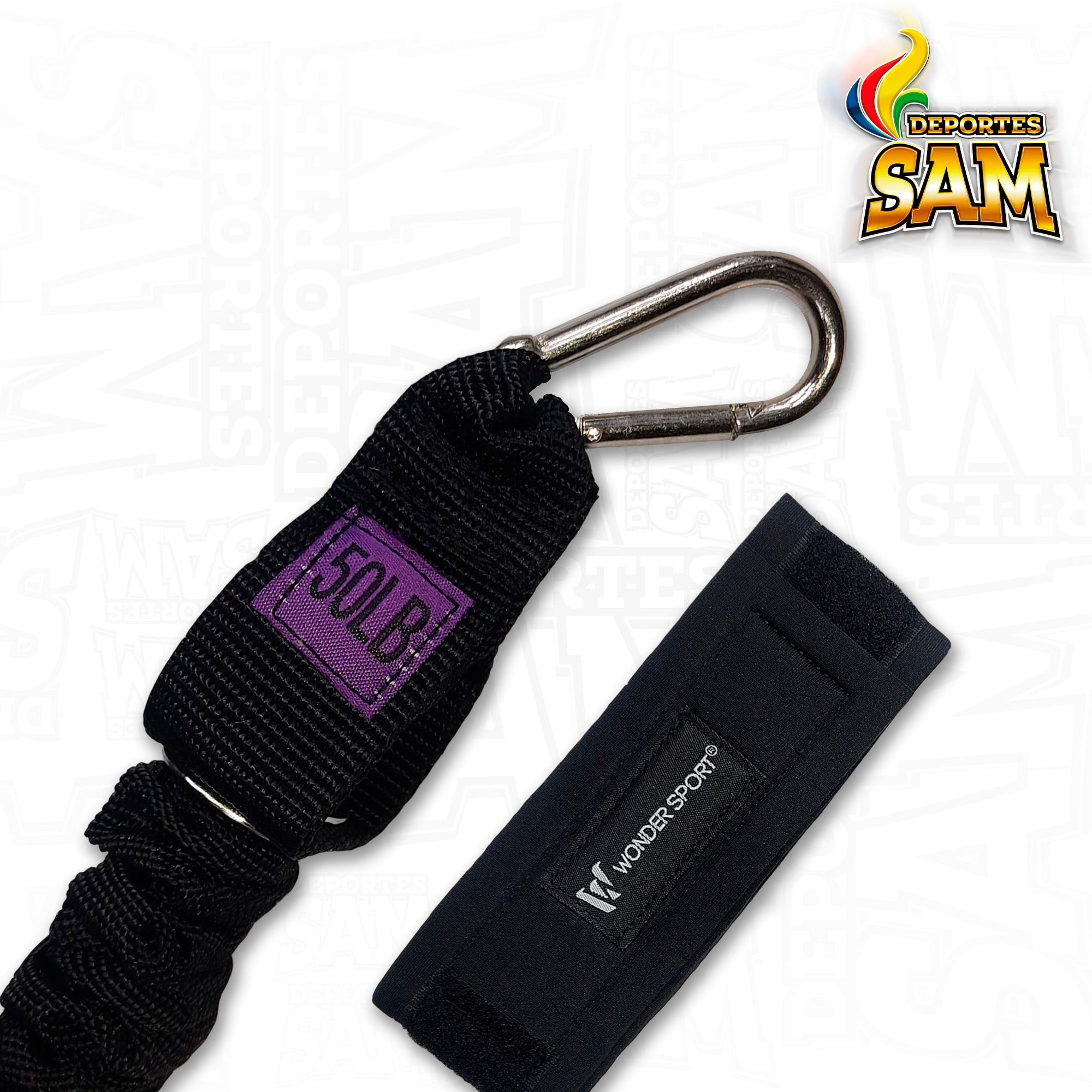 BANDA ELASTICA EJERCICIO PIERNA 50 LBS