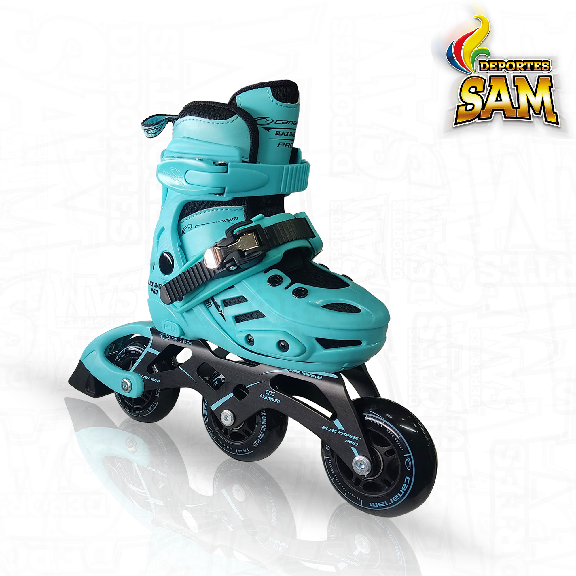 PATINES BLACK MAGIC PRO PLUS AZUL CANARIAM