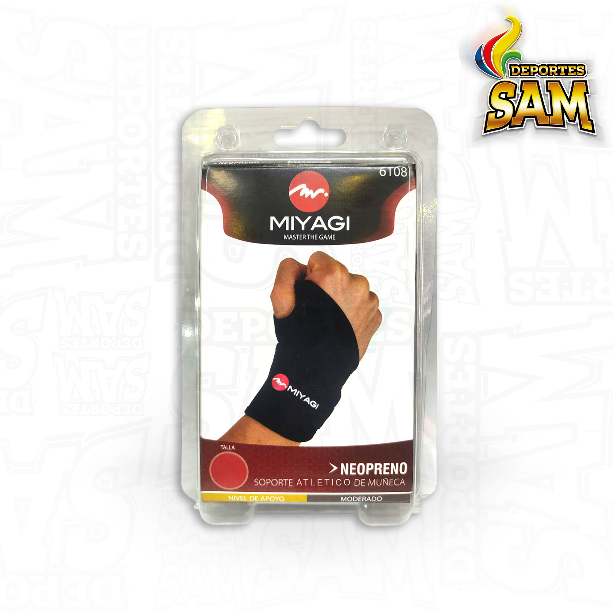 MUÑEQUERA AJUSTABLE NEOPRENO MIYAGI